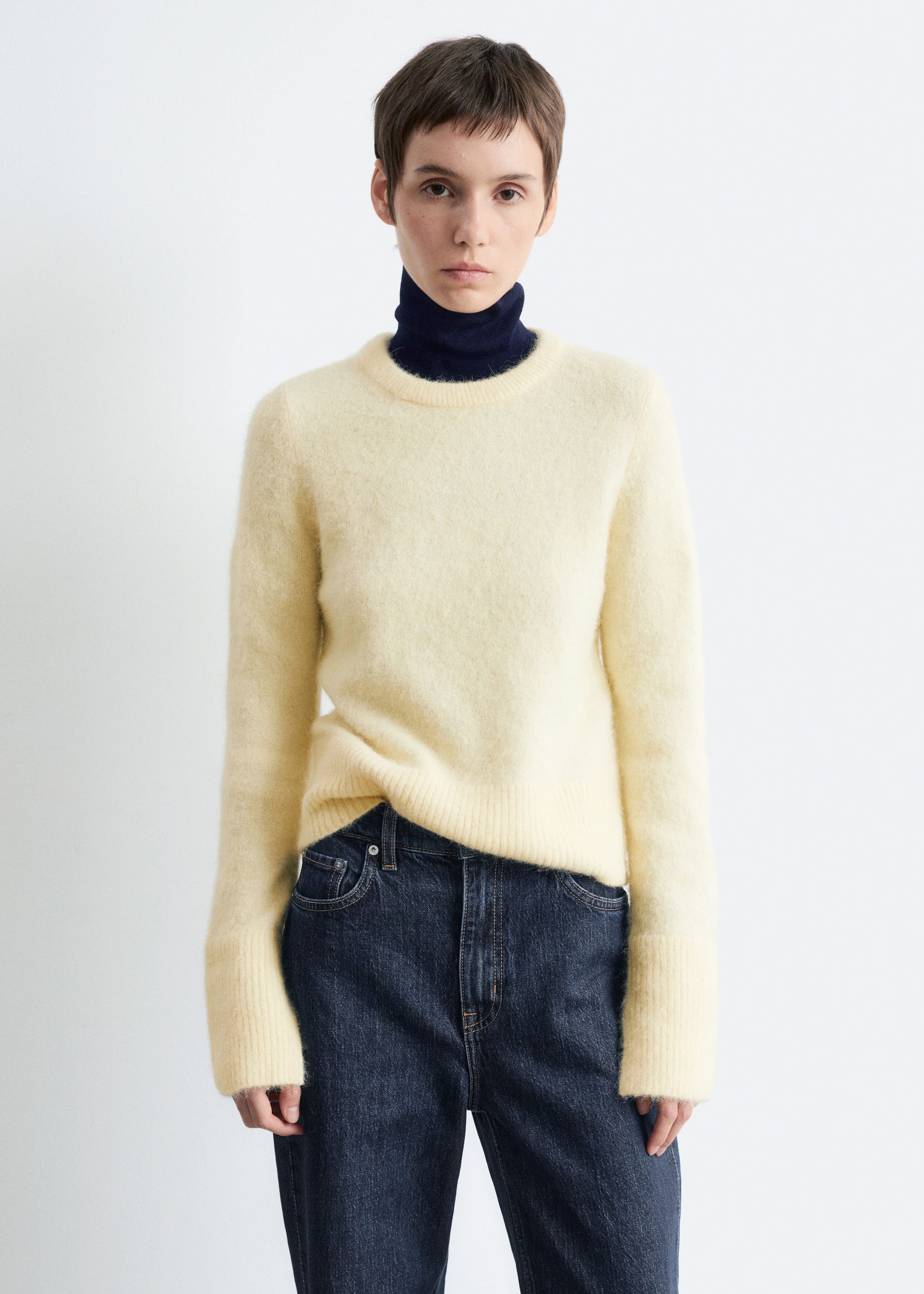 Image of Suéter de punto slim fit
