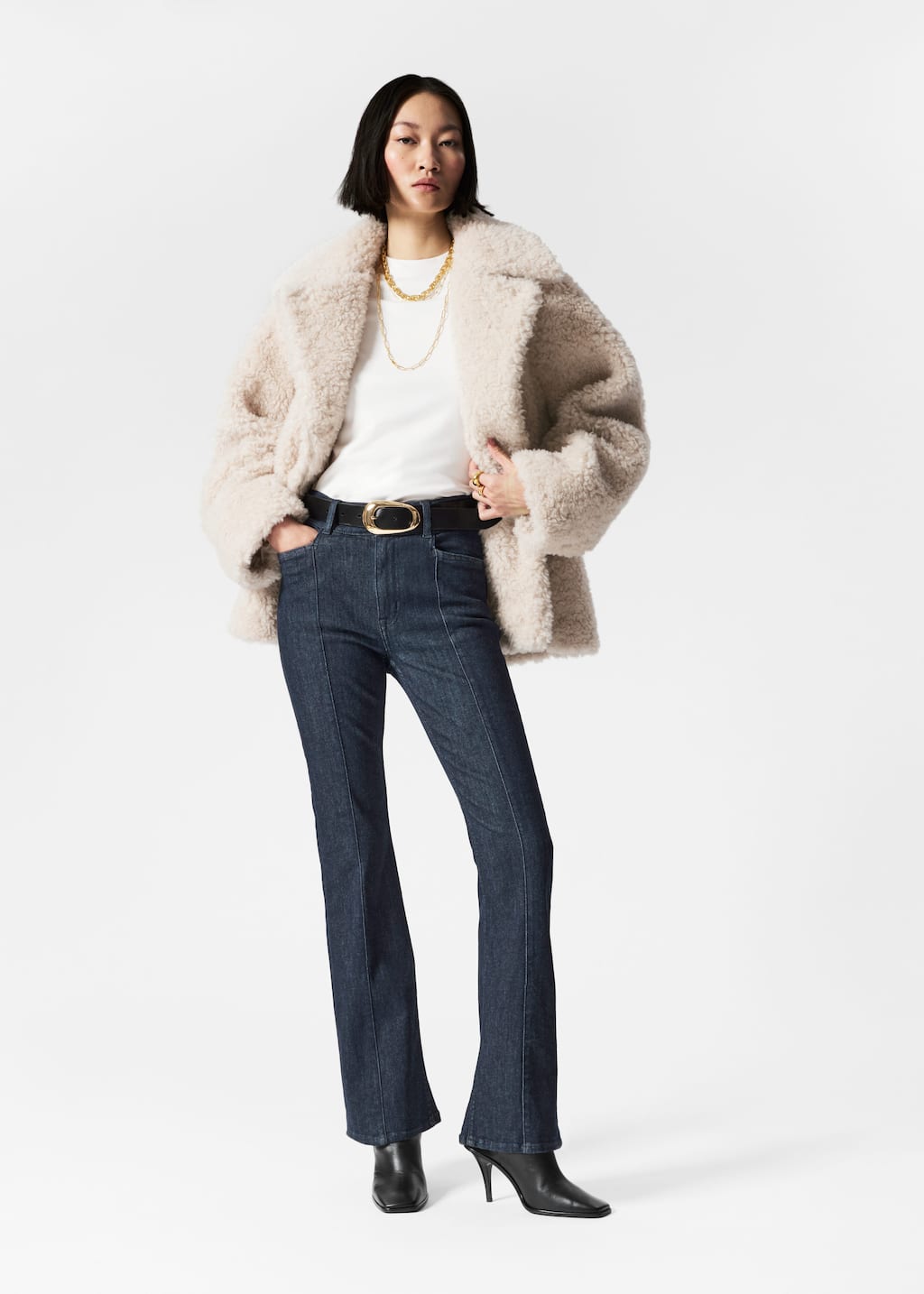 Image of Slim Flared Jeans