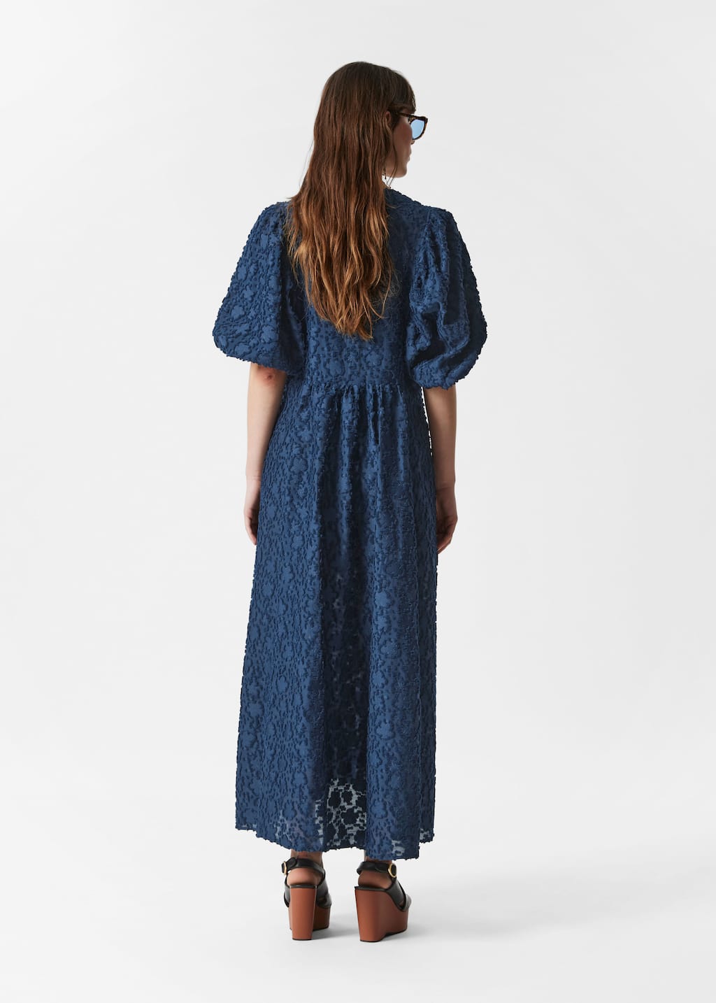 Image of Maxikleid mit Puffärmeln