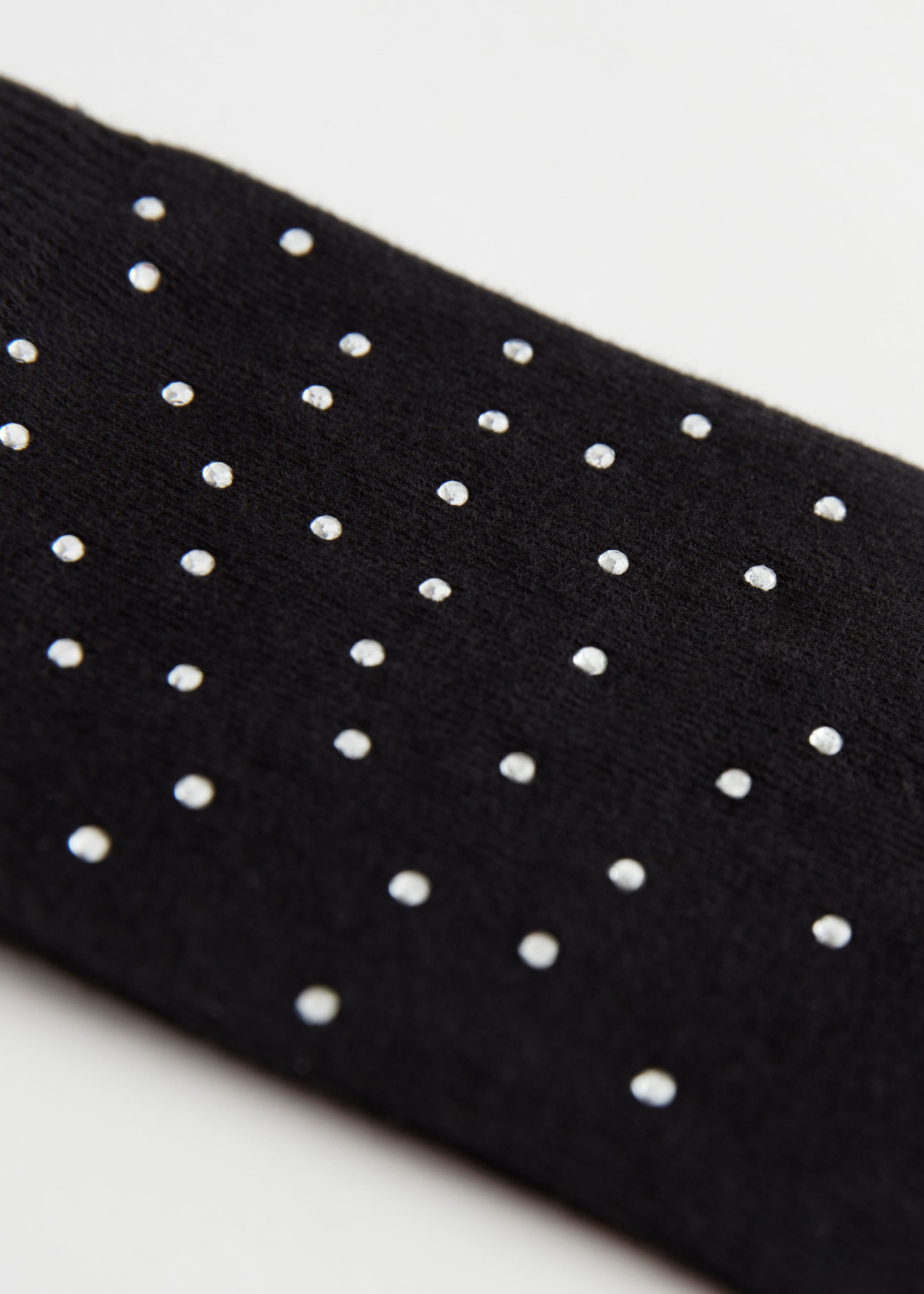Rhinestone Embellished Socks - {{variantName}} - Descriptive Detail