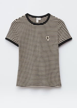Beige/Black Stripes