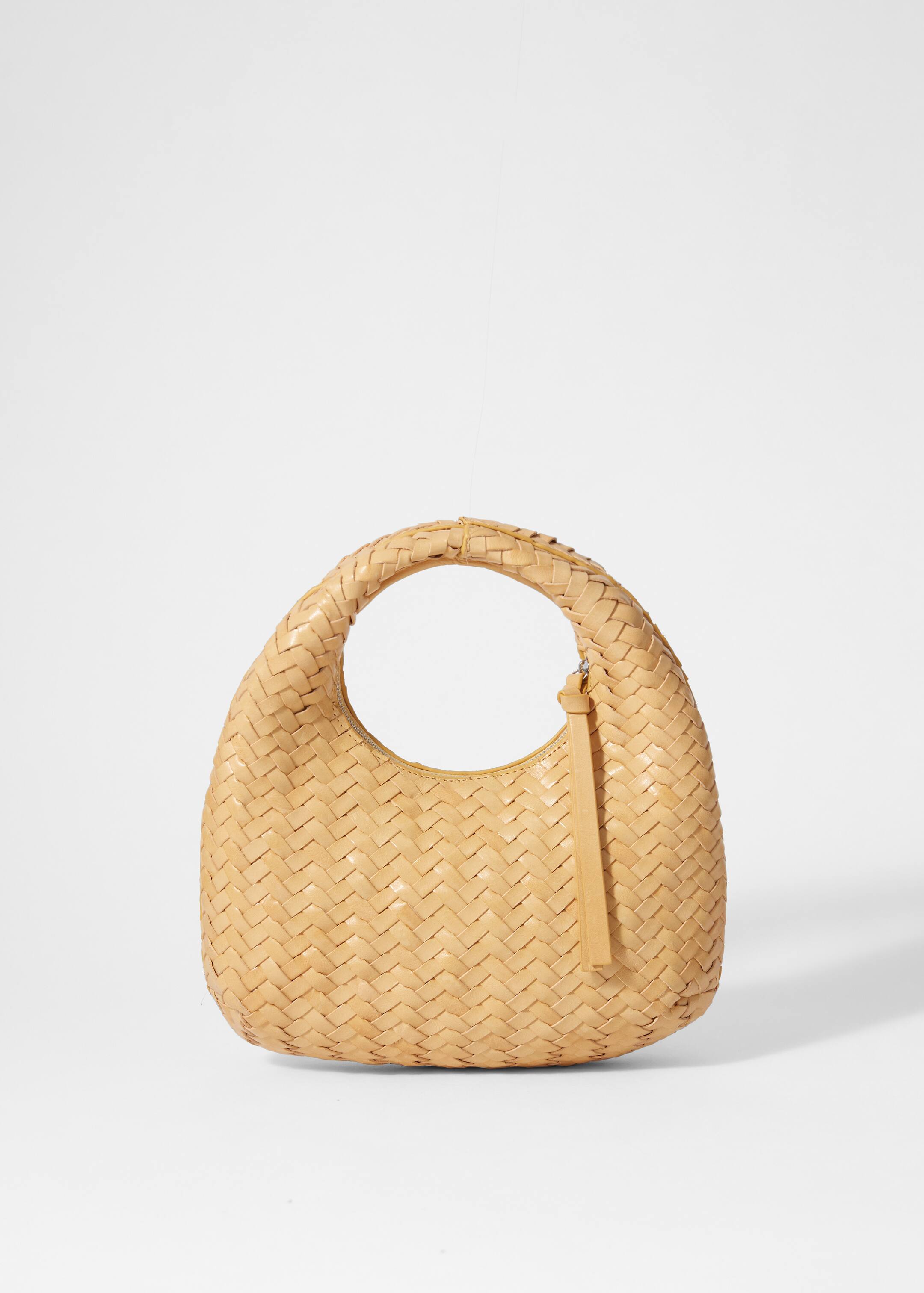 Ver imagem maior: Bolsa pequena de pele entrançada - Amarelo - SENHORA | H&M PT 3