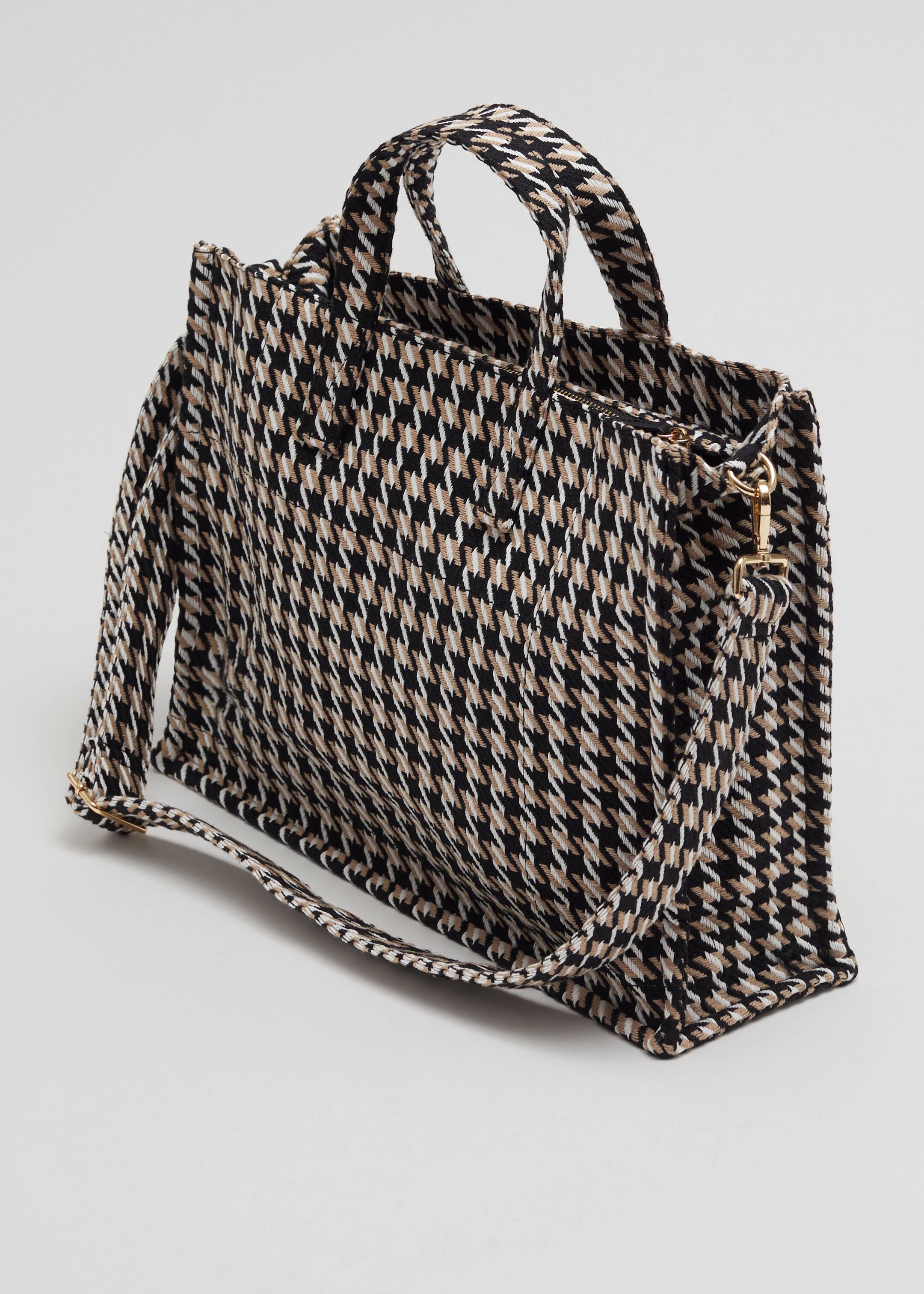 View larger image: Canvas Tote Bag - Black/Beige - Ladies | H&M GB 2