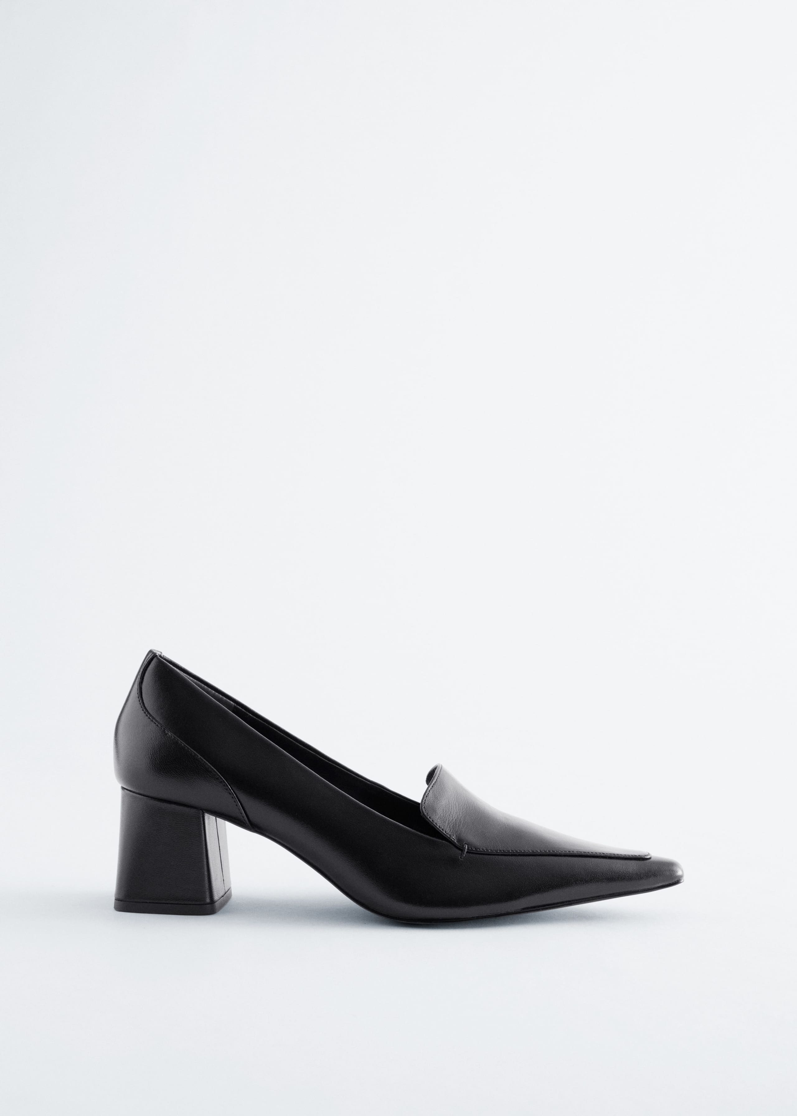 Leather Loafer Pumps