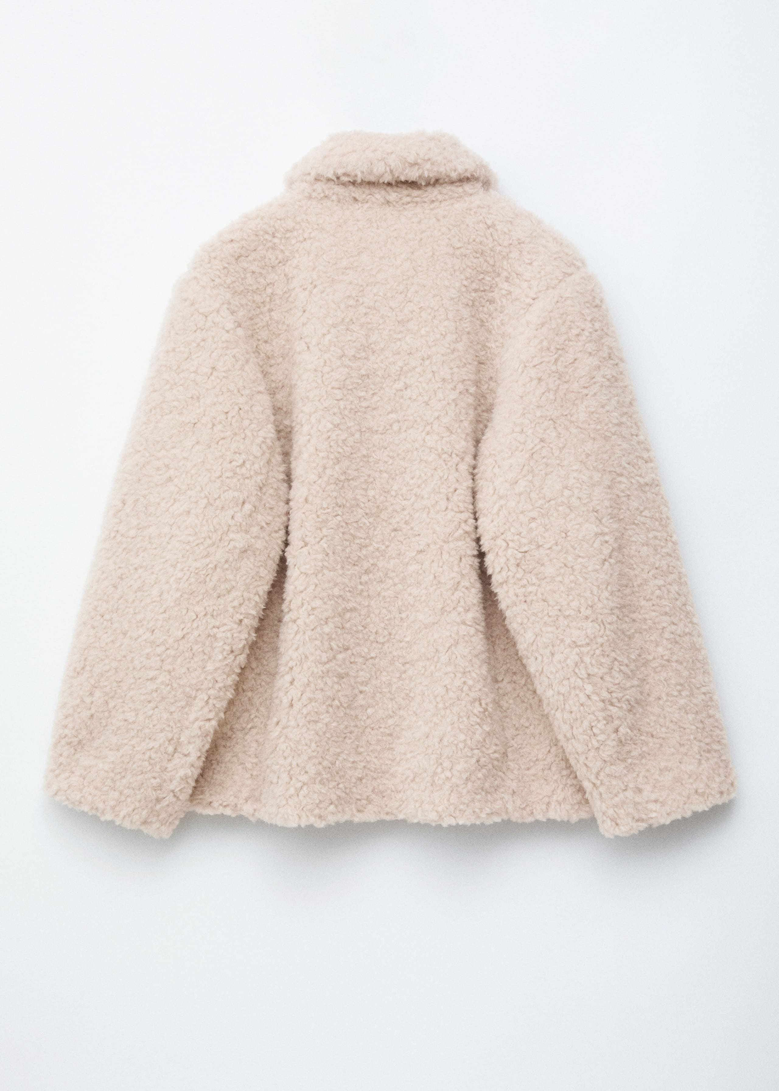Wool-Blend Faux-Fur Jacket - Beige - Still Life
