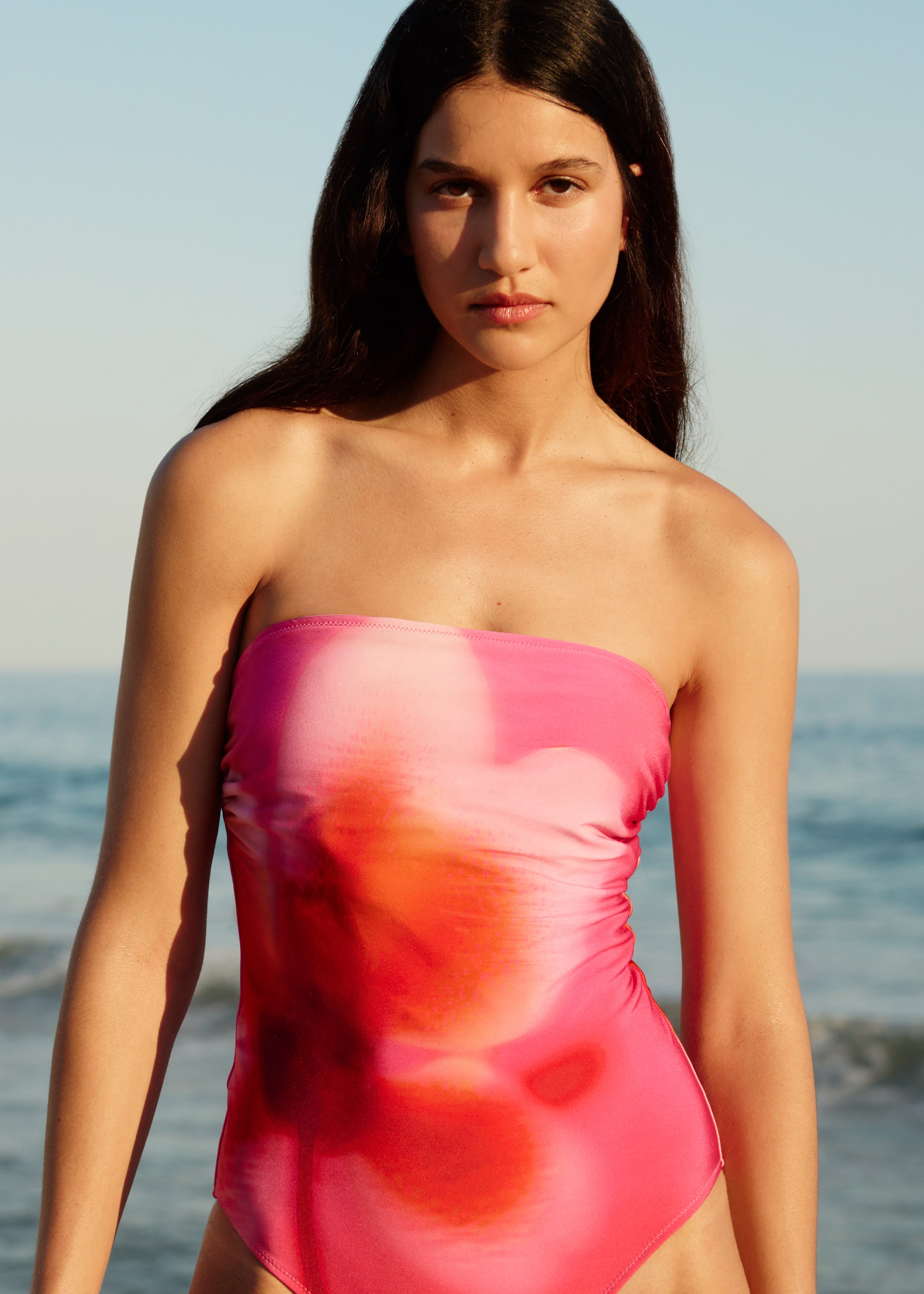 Visualizza immagine più grande: Costume da bagno con spalline e scollo dritto - Motivo floreale rosa - DONNA | H&M IT 2