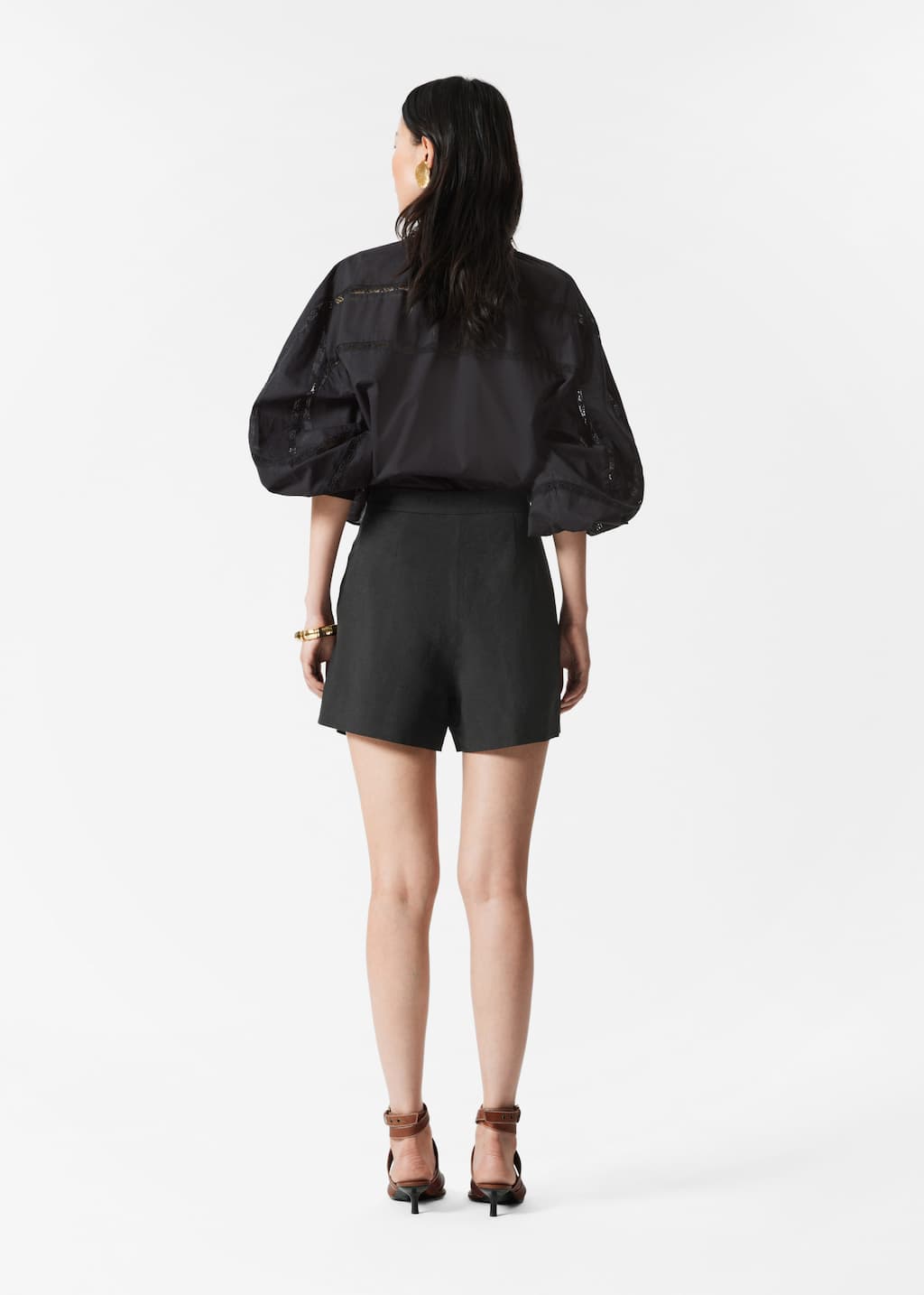 Image of Buttoned Sailor Shorts