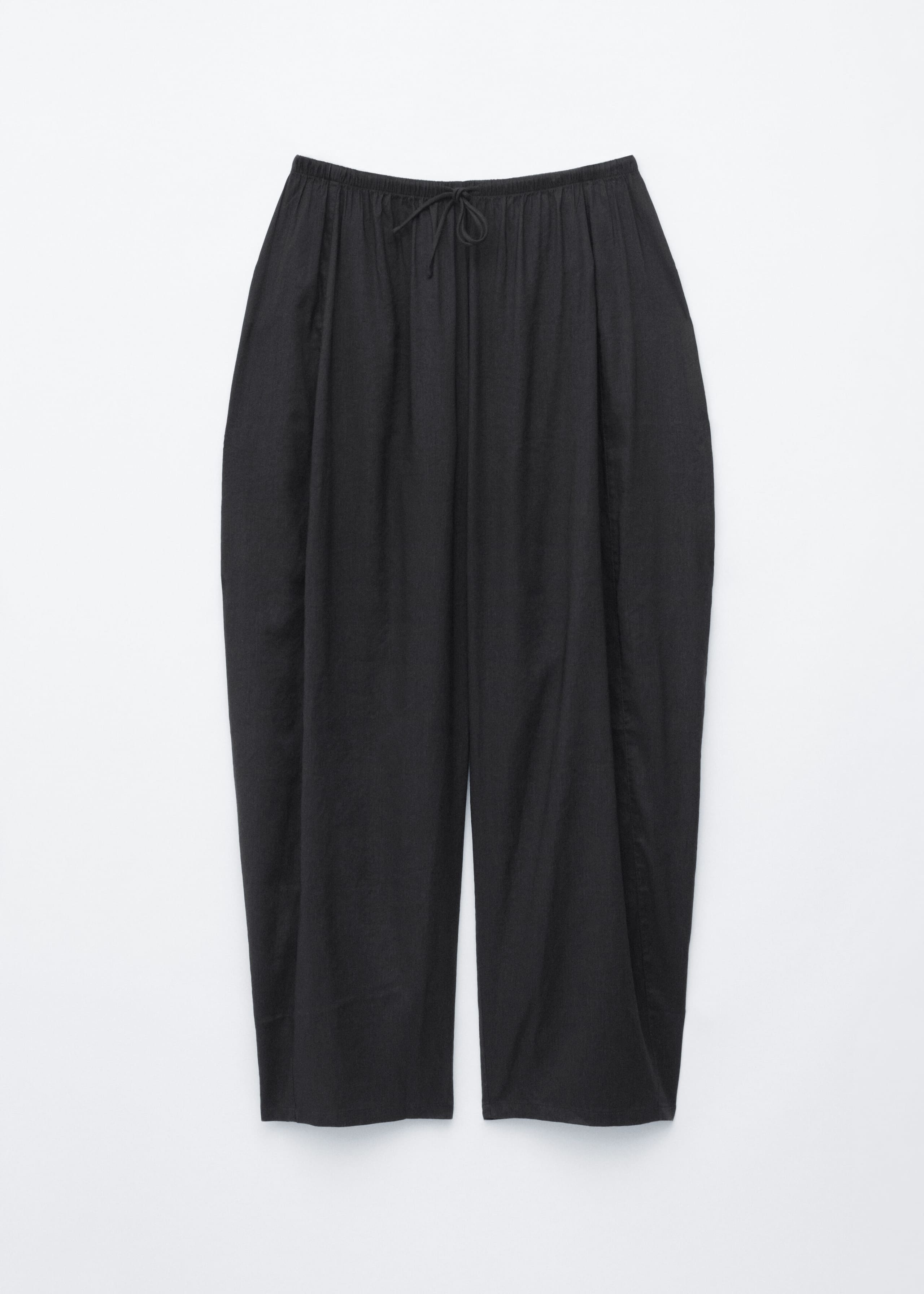 Wide-Leg Trousers - Black - Still Life