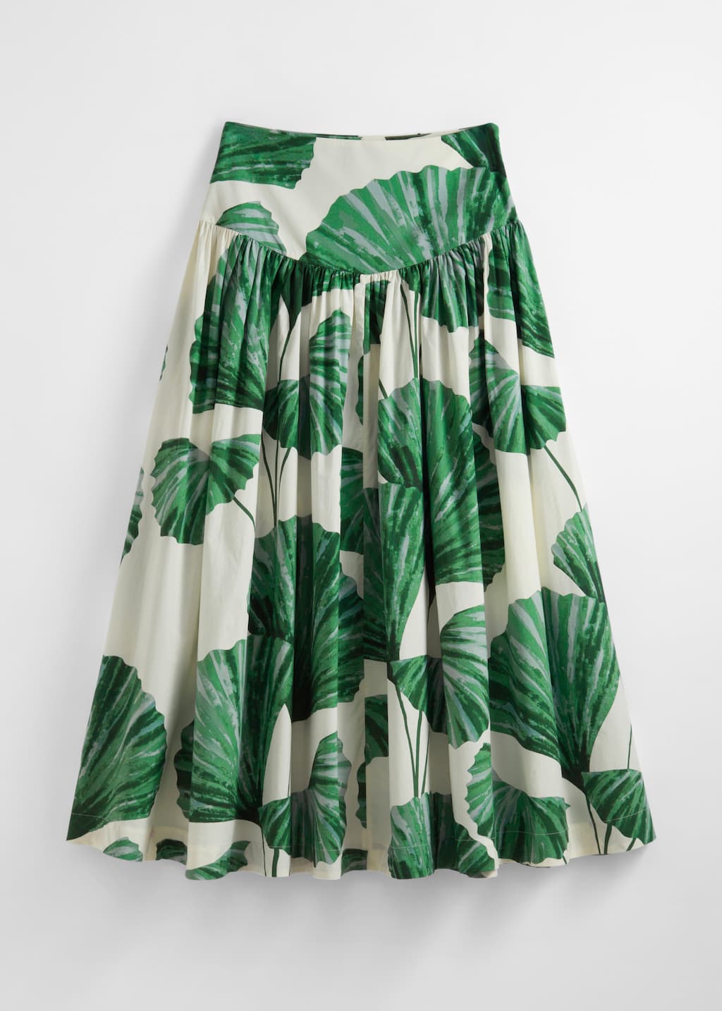 Image of Falda midi acampanada