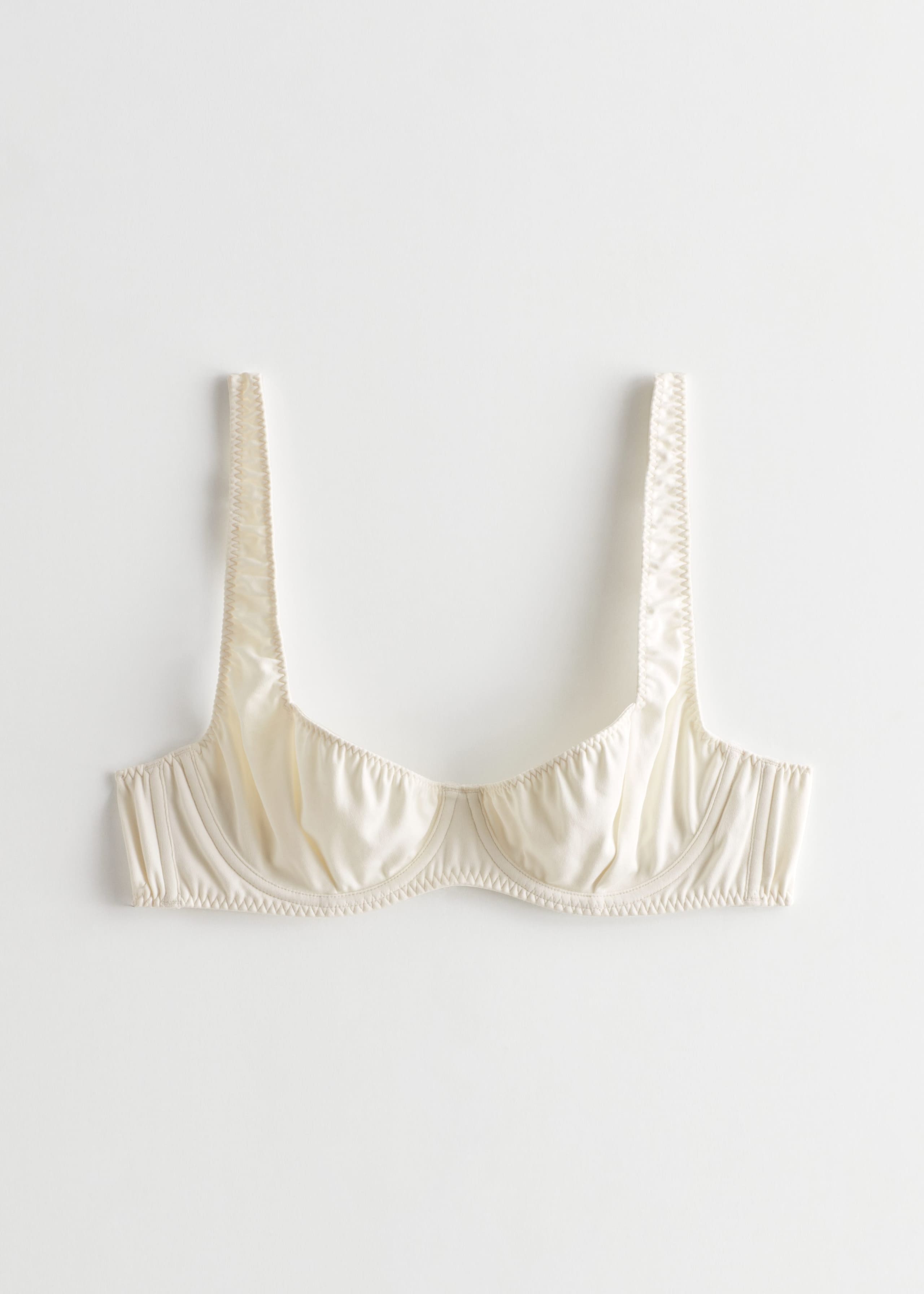 Gathered Underwire Bra - Cream - Still Life