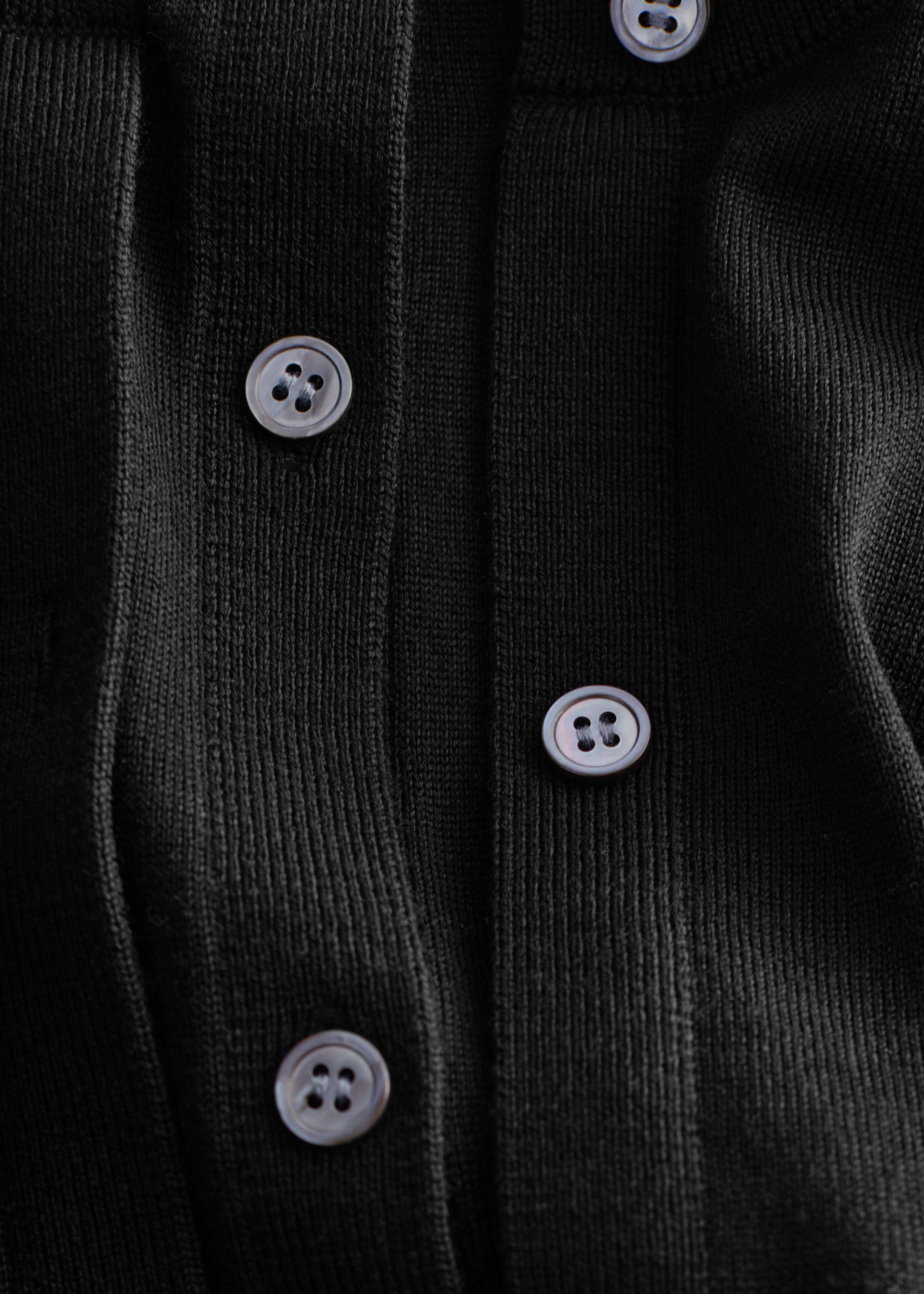 Image of Double-Layer Wool Cardigan