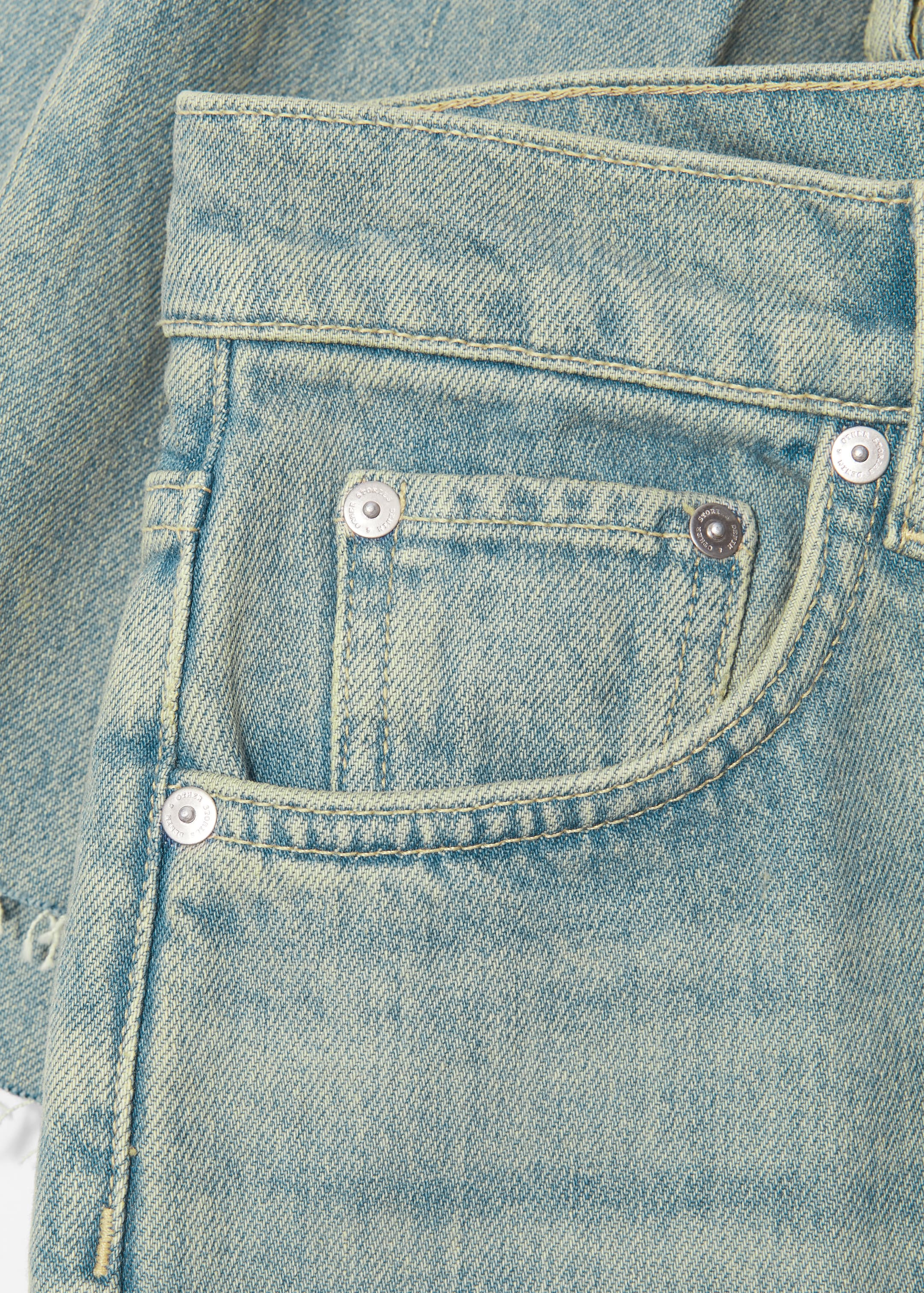 Grösseres Bild ansehen: Jeans mit hohem Bund und weitem Bein - Taubenblau - DAMEN | H&M CH 2
