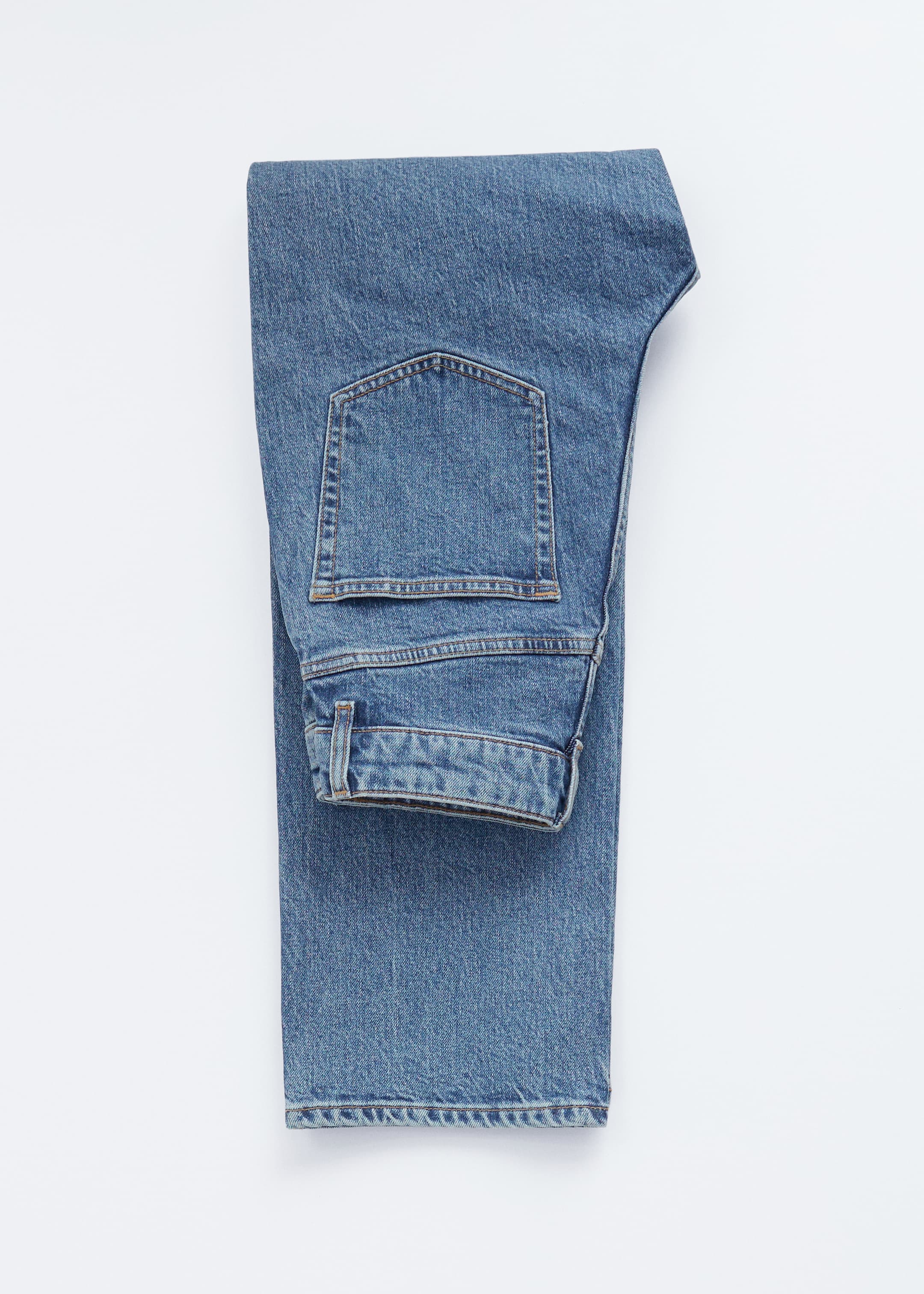 Ver imagen más grande: Vaqueros recortados slim fit - Azul claro - MUJER | H&M ES 7