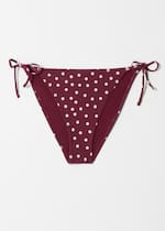 Dark Red Polka Dot
