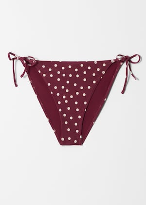 Dark Red Polka Dot