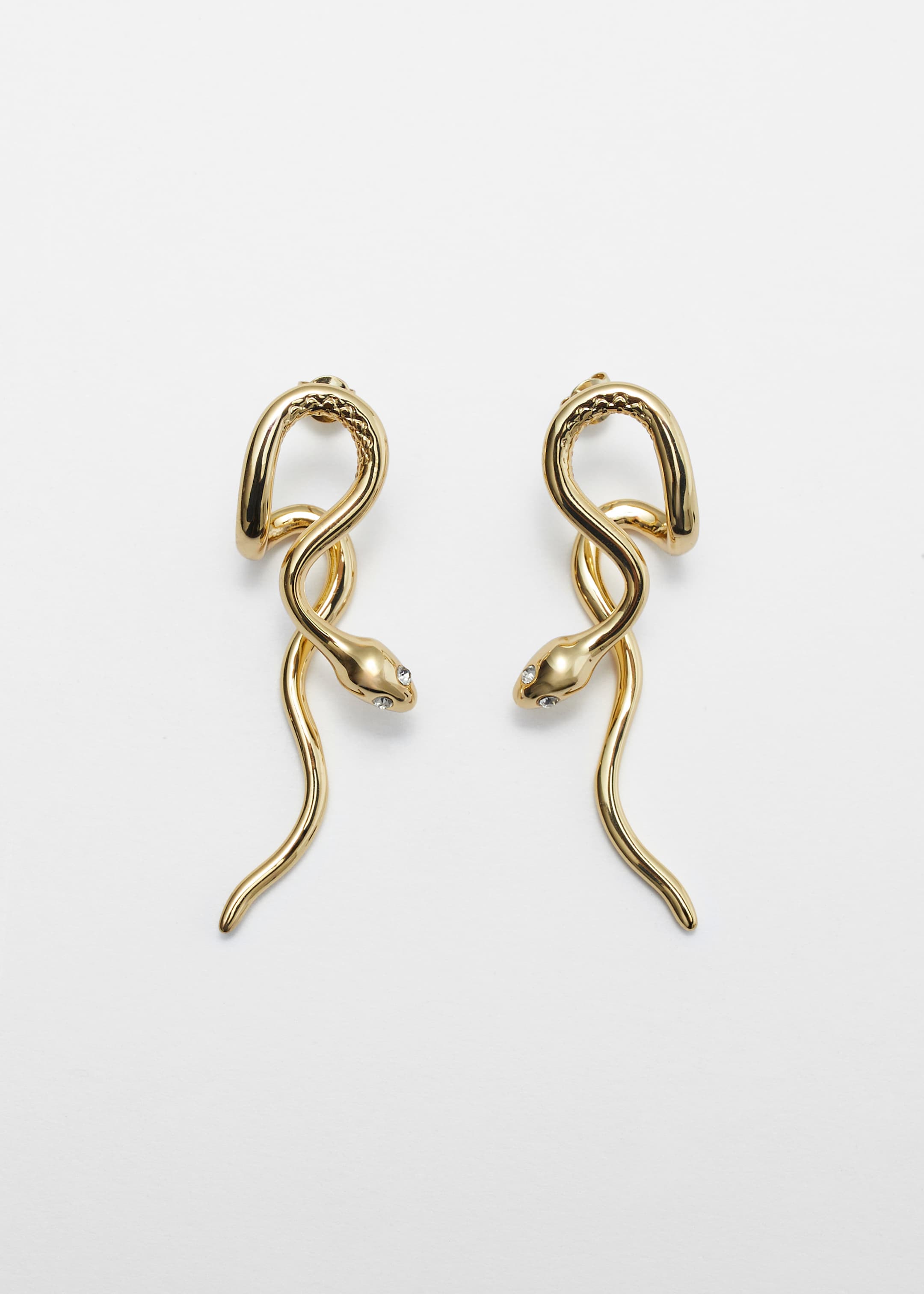 Größeres Bild ansehen: Ohrstecker mit Schlangendesign - Gold - Ladies | H&M DE 1