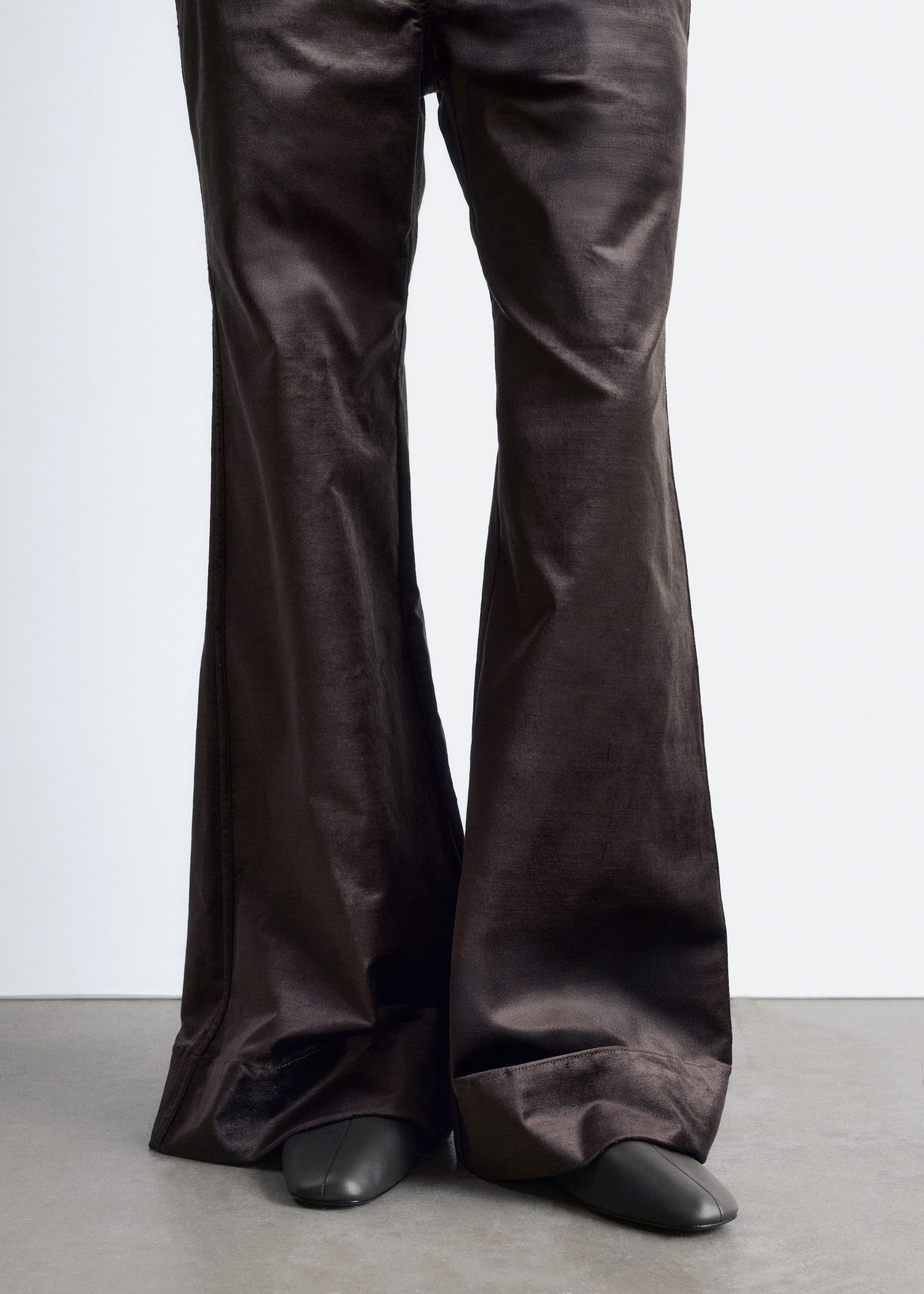 Zobrazit větší obrázek: Kožené baleríny - Tmavě hnědá - ŽENY | H&M CZ 1