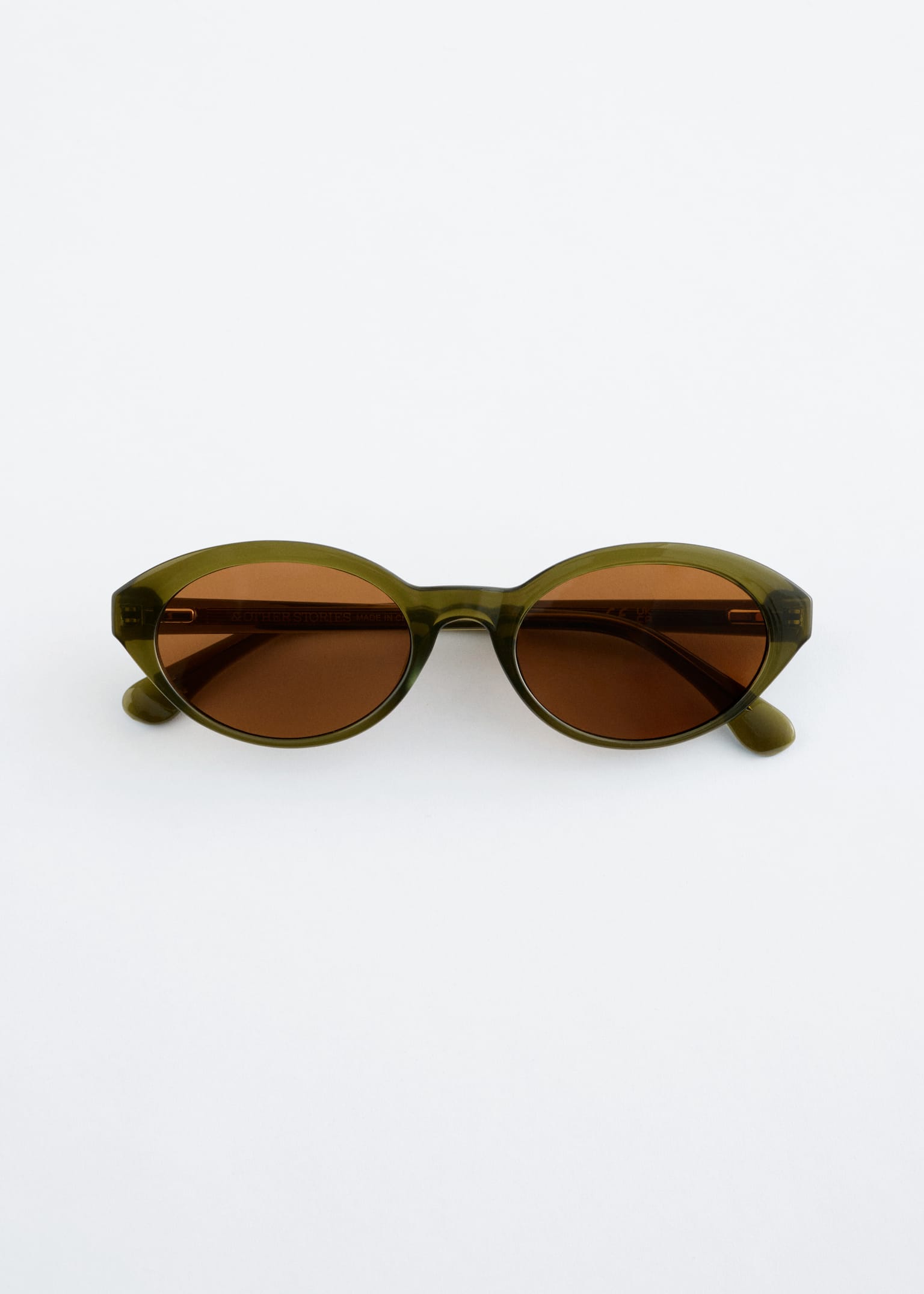 Ovale Sonnenbrille - Grün/Braun/Schwarz/Braun/Schildpatt - 1