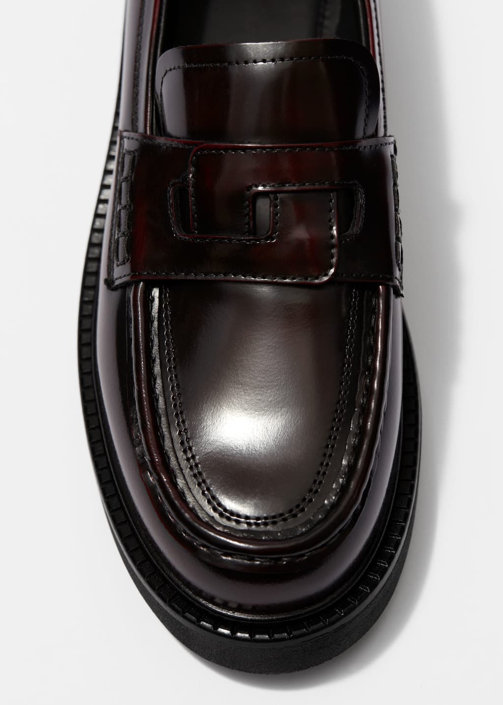 Image of Chunky Leather Loafers
