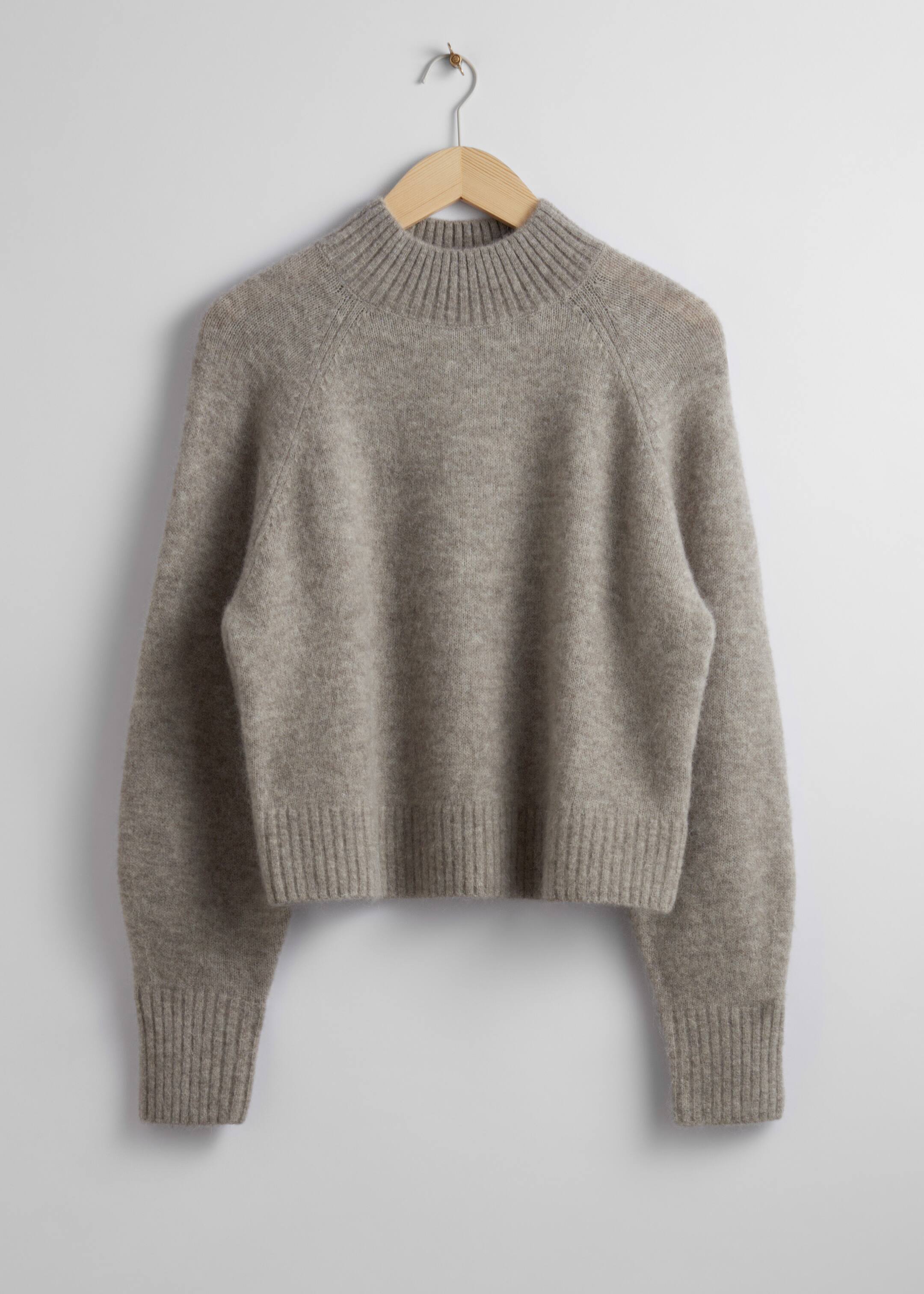 Agrandir l'image: Pull à col montant - Taupe - FEMME | H&M CH 1