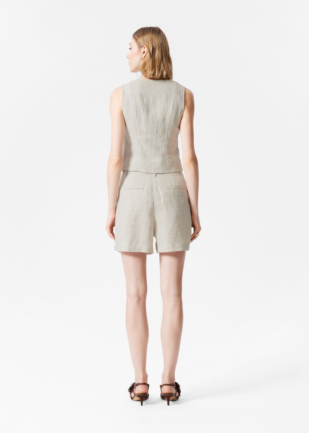 Image of Relaxed Linen Shorts