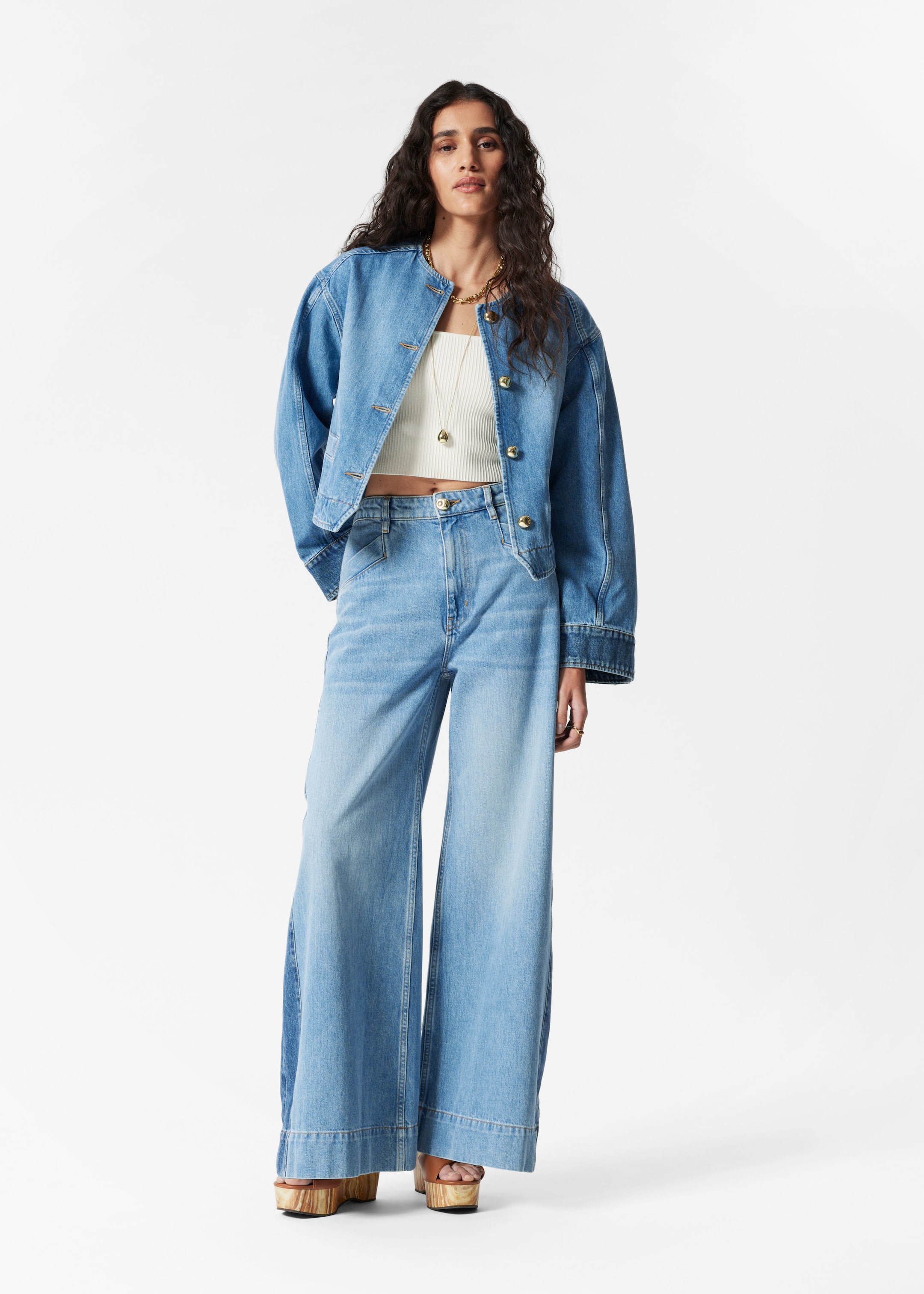Agrandir l'image: Haut court - Blanc - FEMME | H&M BE 3