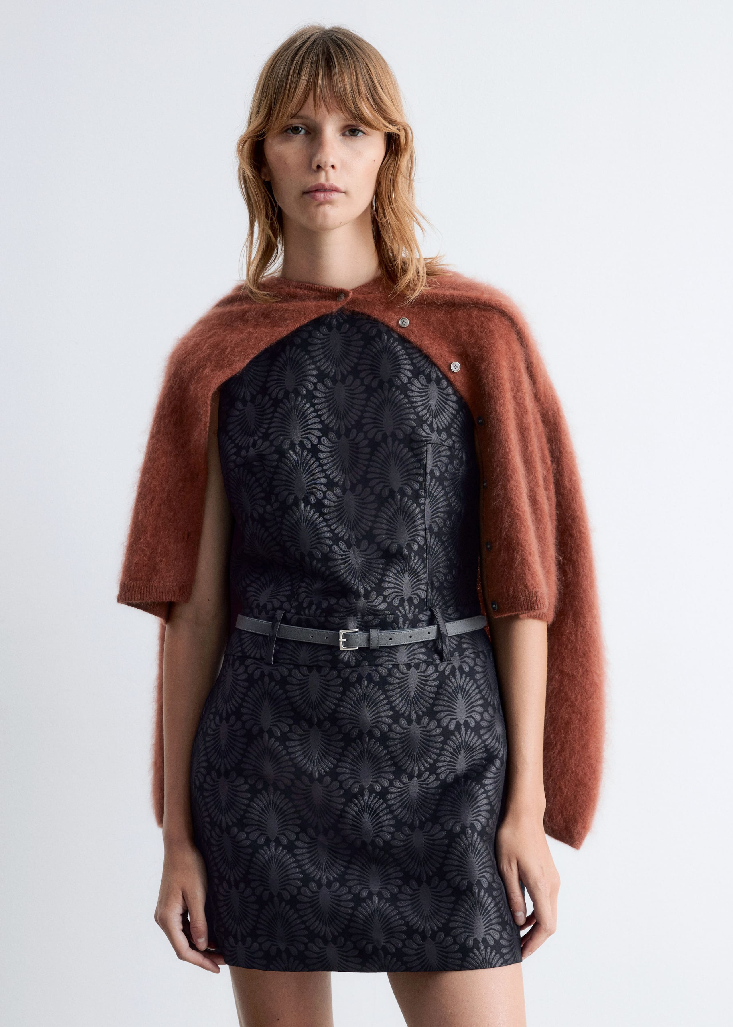 Image of Minikleid aus Brokat