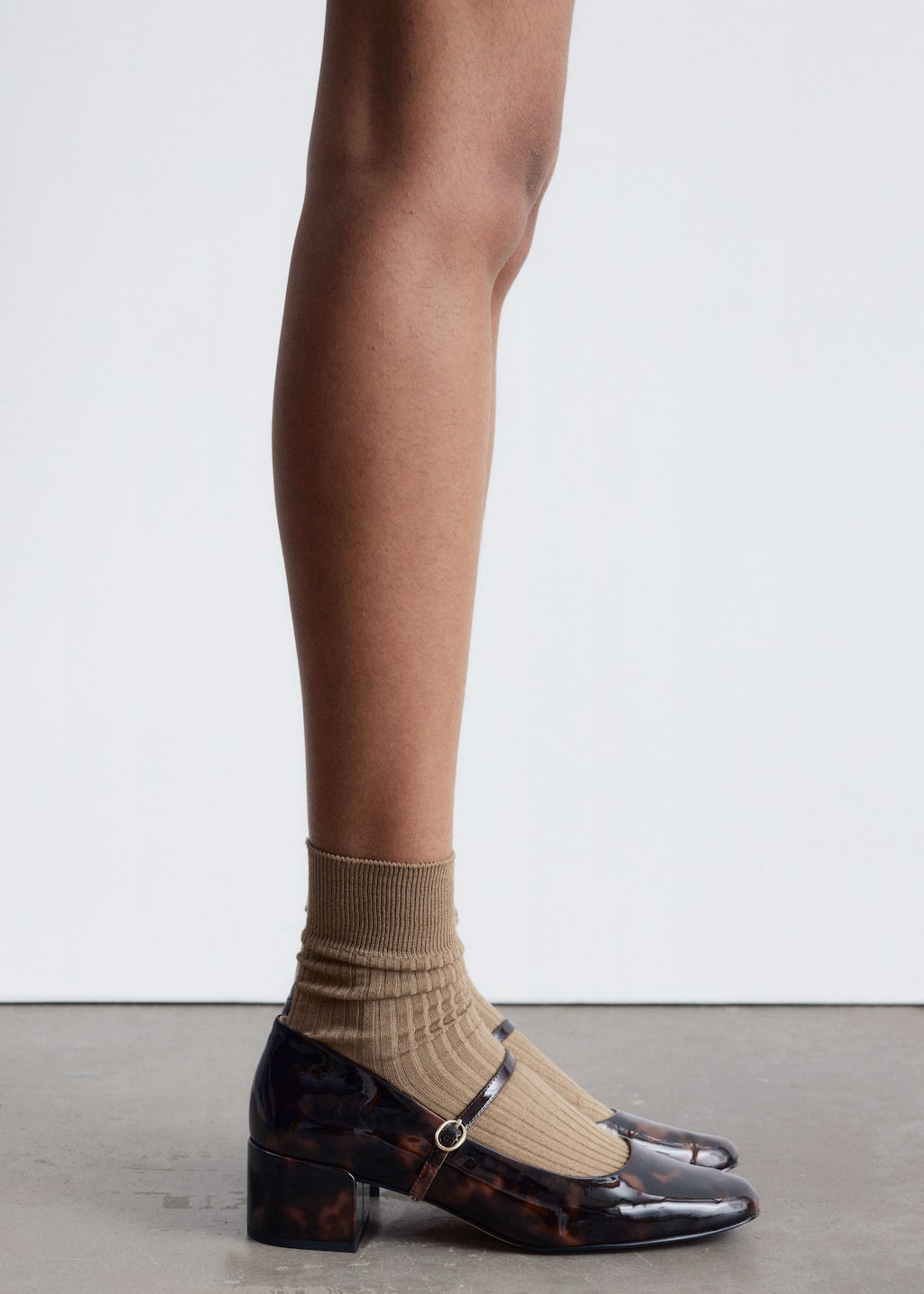 Image of Mary-Jane Leather Pumps
