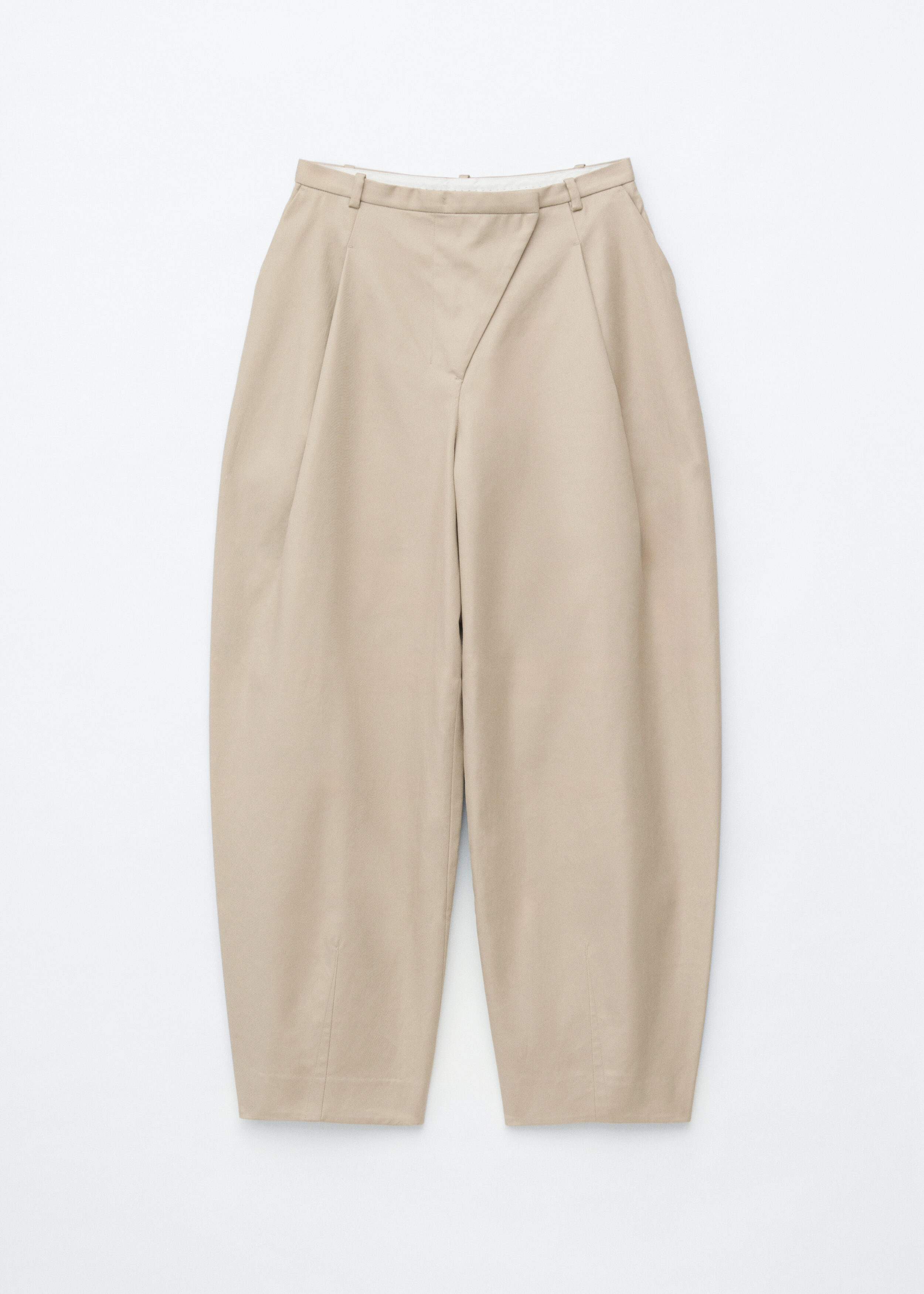 Barrel-Leg Trousers