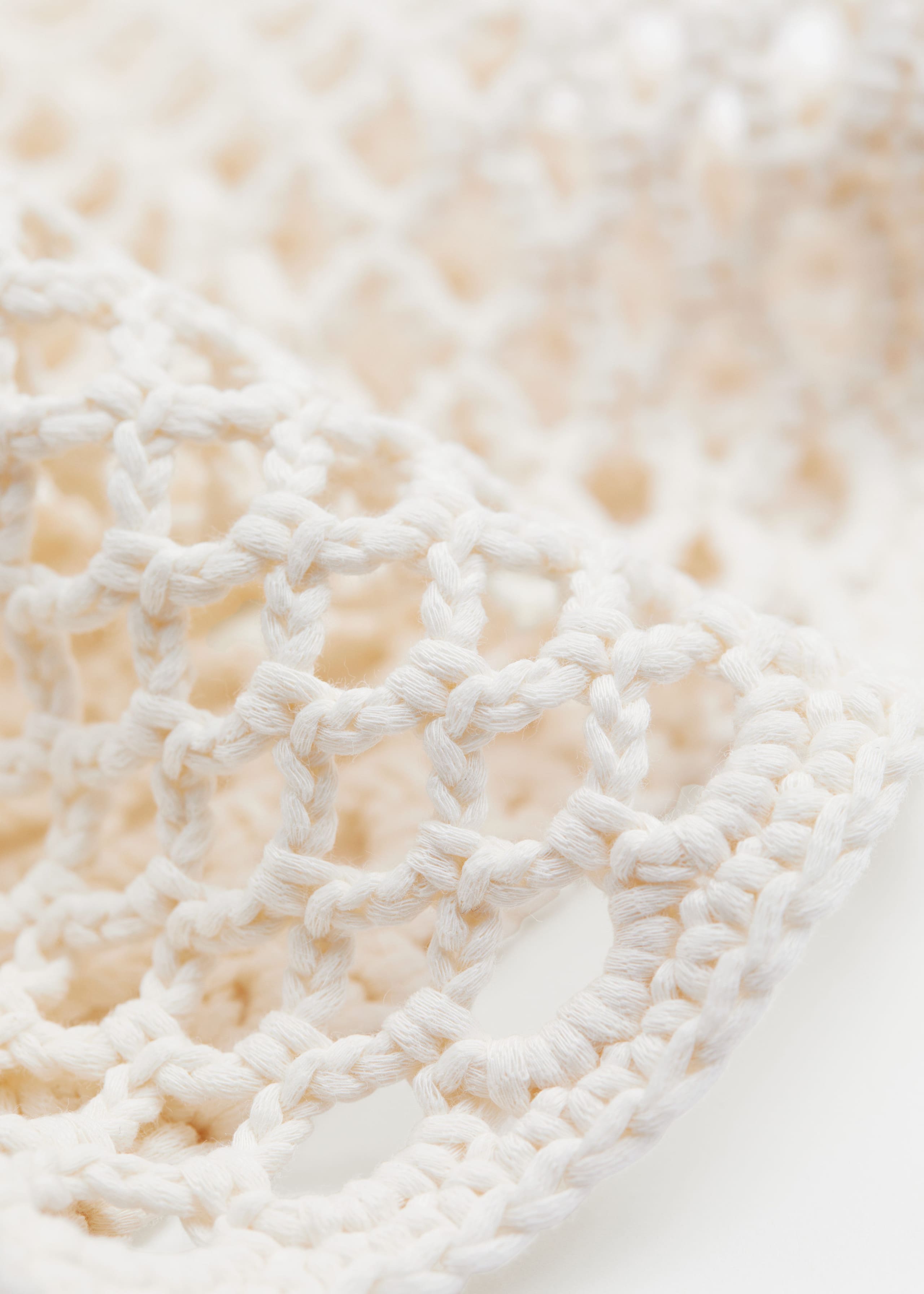 Crochet Cotton Bonnet - {{variantName}} - Descriptive Detail