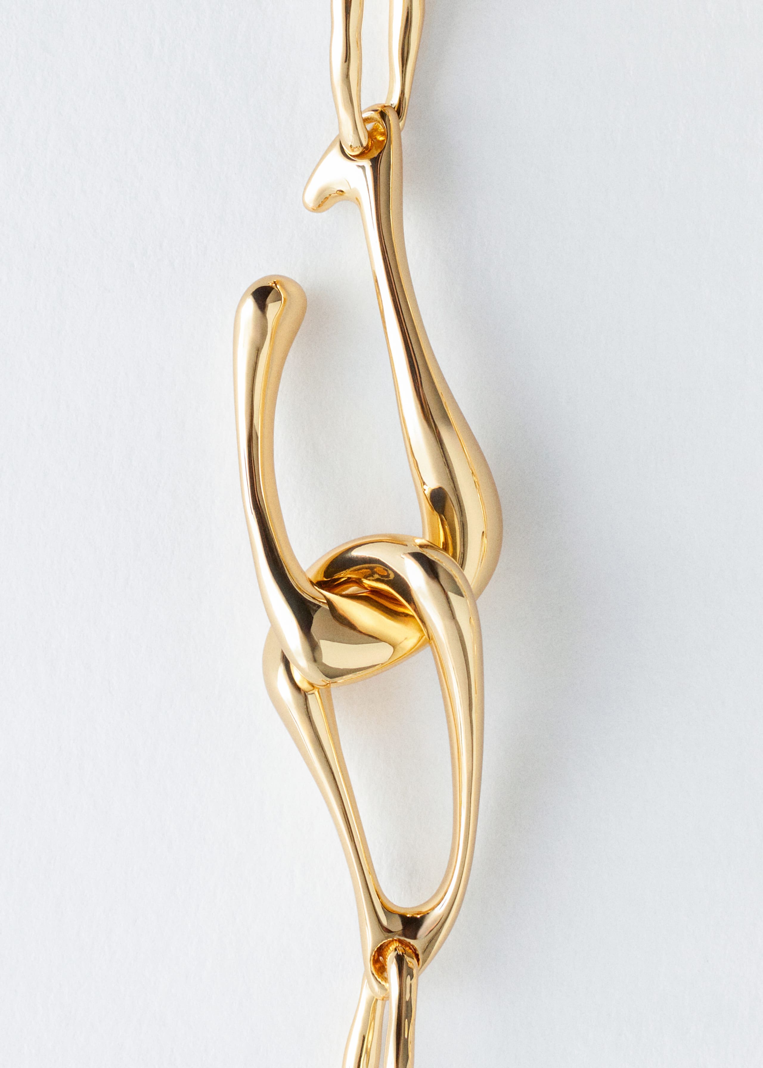 Image of Oversized-Clasp Chain Necklace