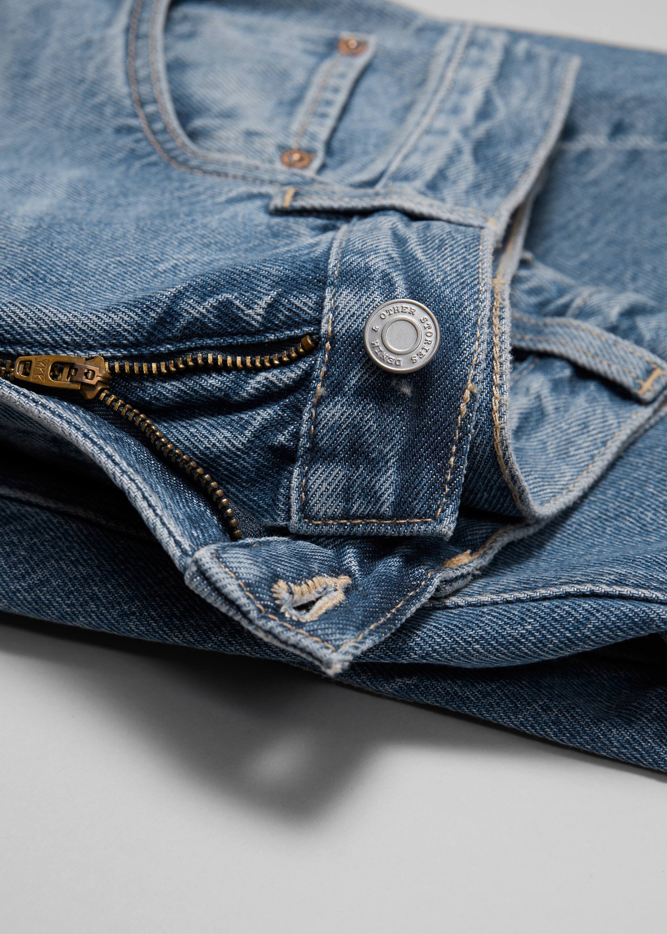Visa större bild: Midikjol i denim - Mellanblå - DAM | H&M SE 7