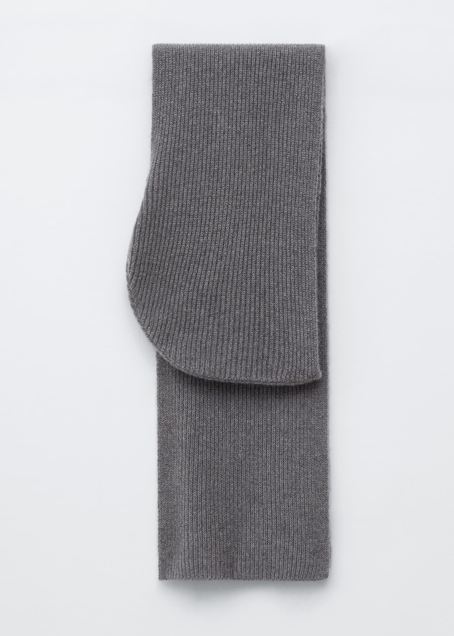 Hooded Wool Scarf - Kámen/Černá/Mahogany/Modrá - 2