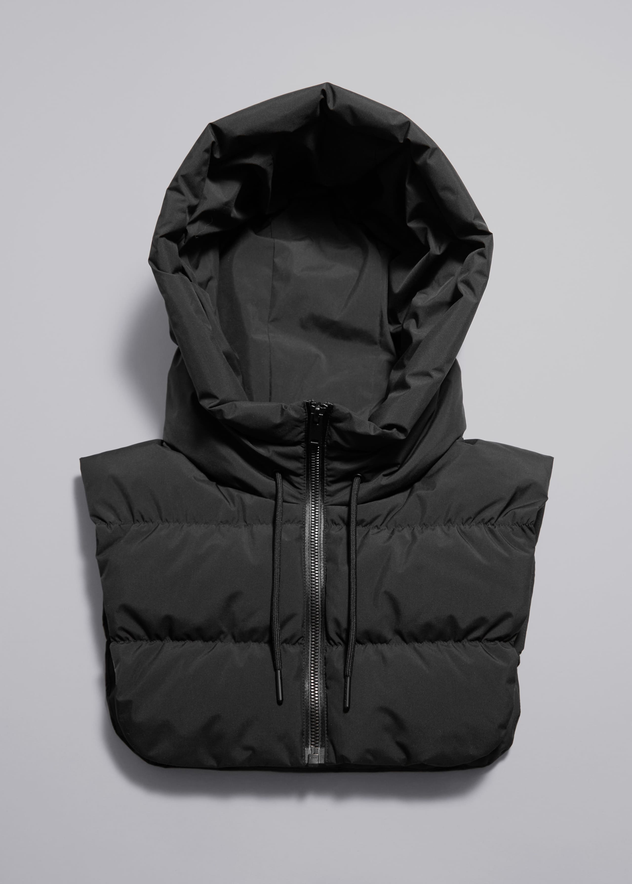 Padded Hood - Black - Still Life