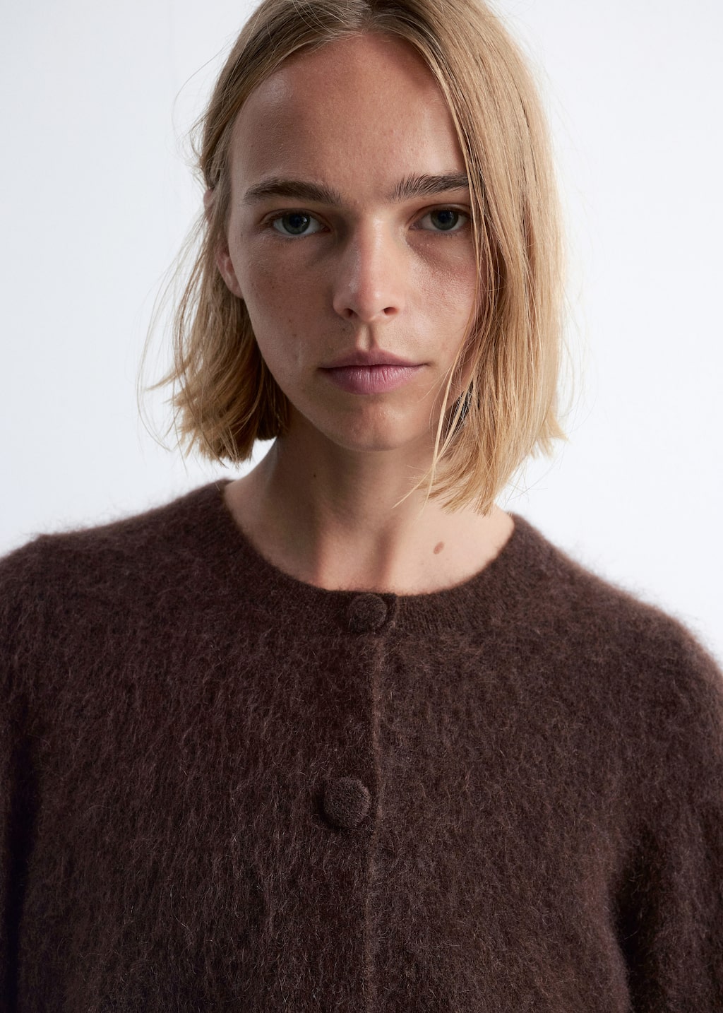 Image of Knitted Mohair-Blend Cardigan