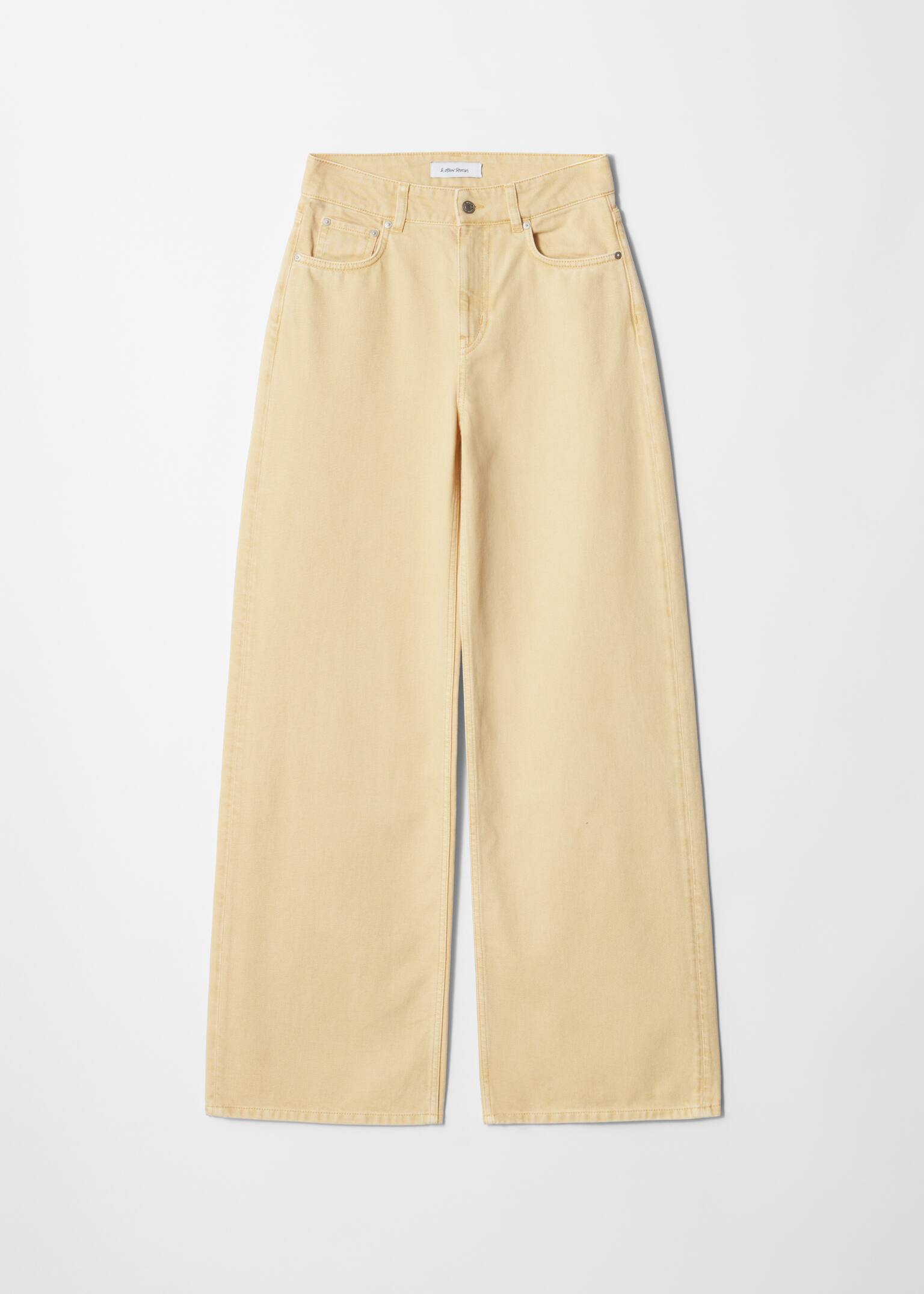 Jean large - Jaune clair/Vert kaki/Brun rouille/Beige/Noir/Bleu clair
