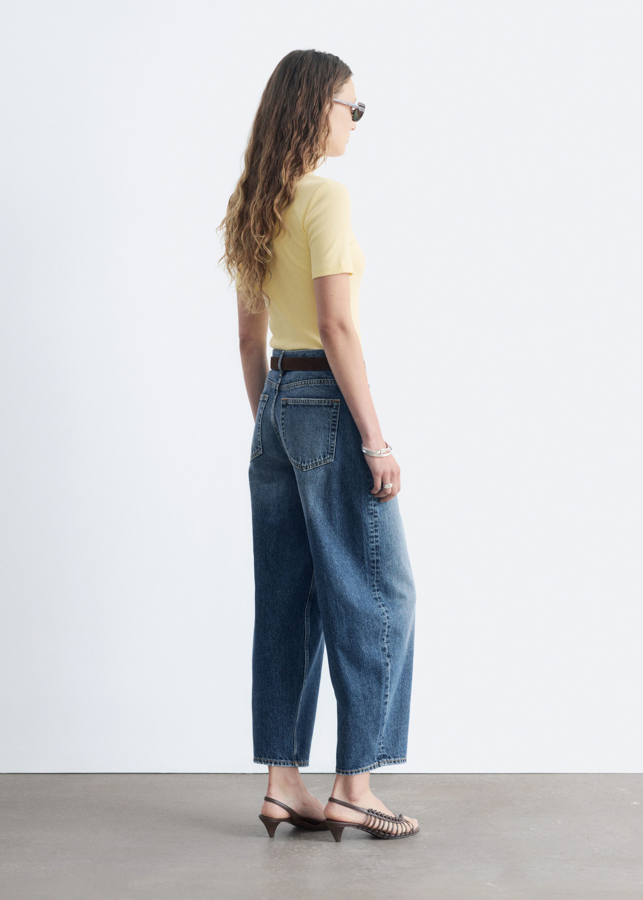 Ribbed T-shirt - Light Yellow - Still Life
