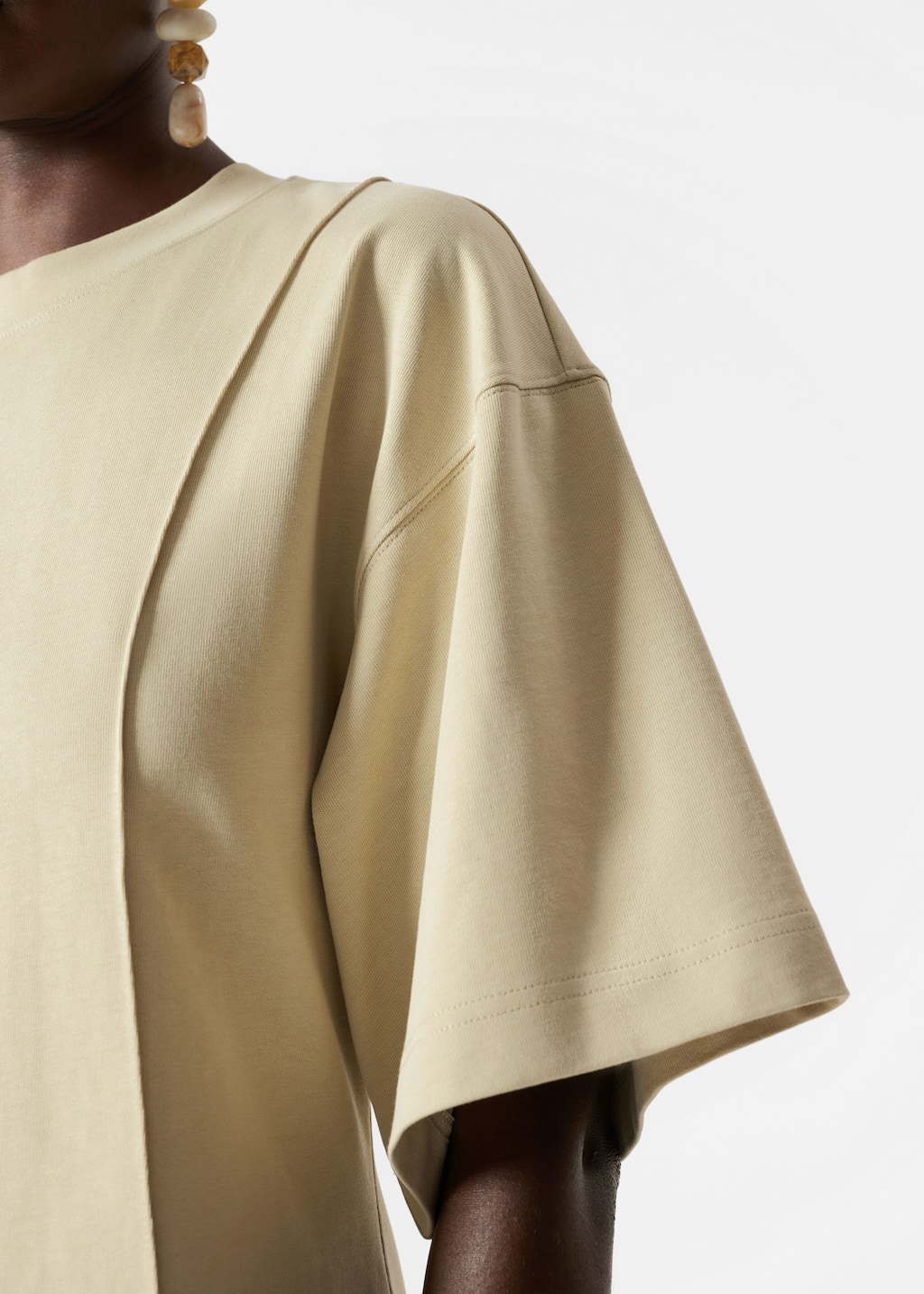 Camiseta estructurada - Amarillo - Lookbook