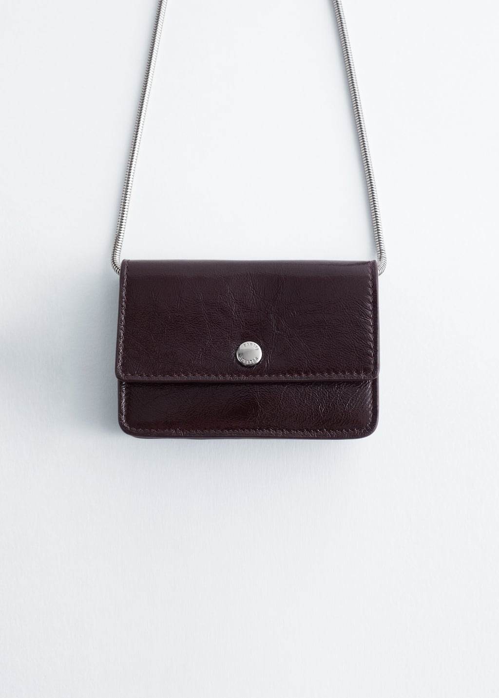 Image of Crossbody-korthållare i läder
