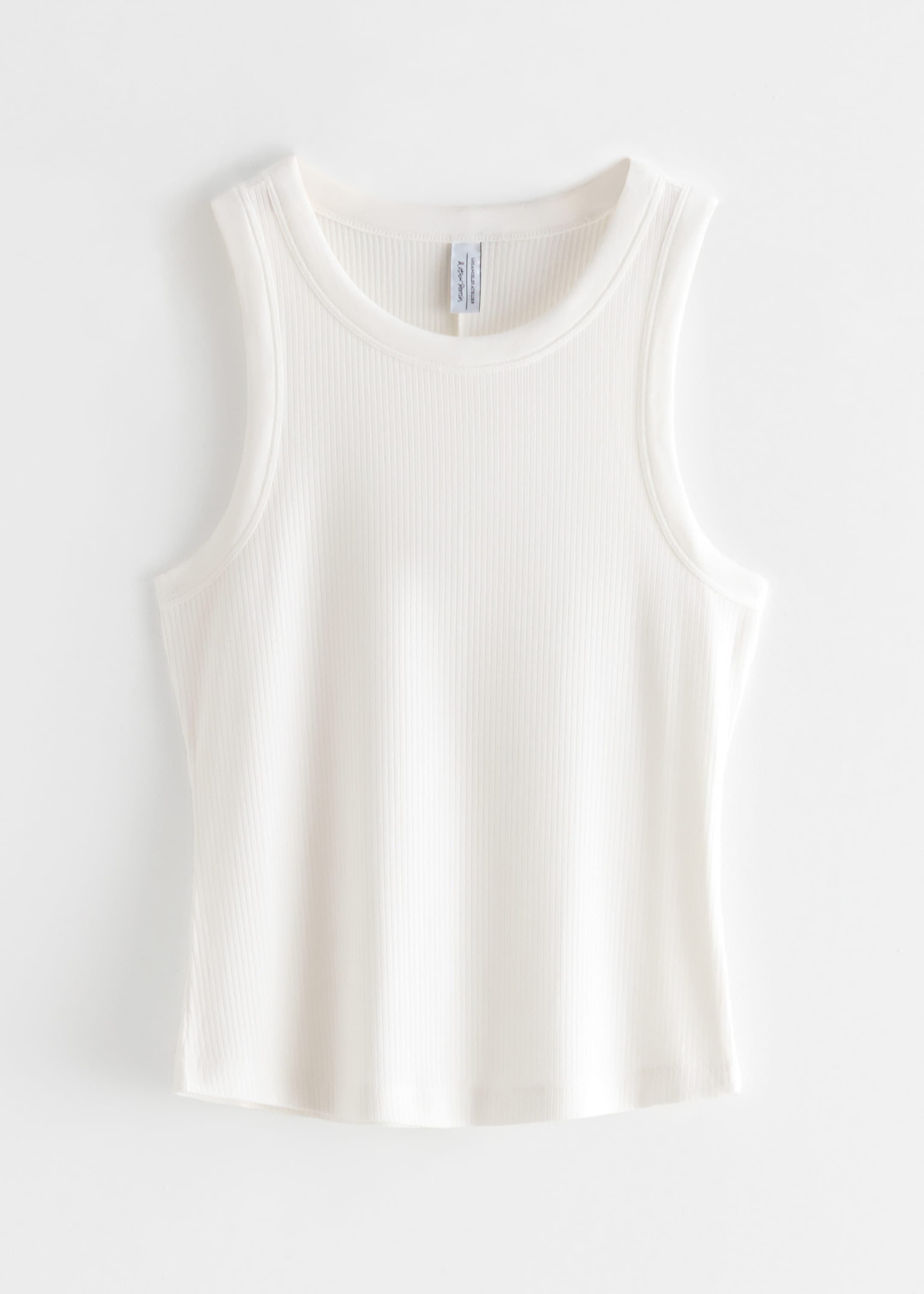 View larger image: Fitted Tank Top - White - Ladies | H&M GB 1