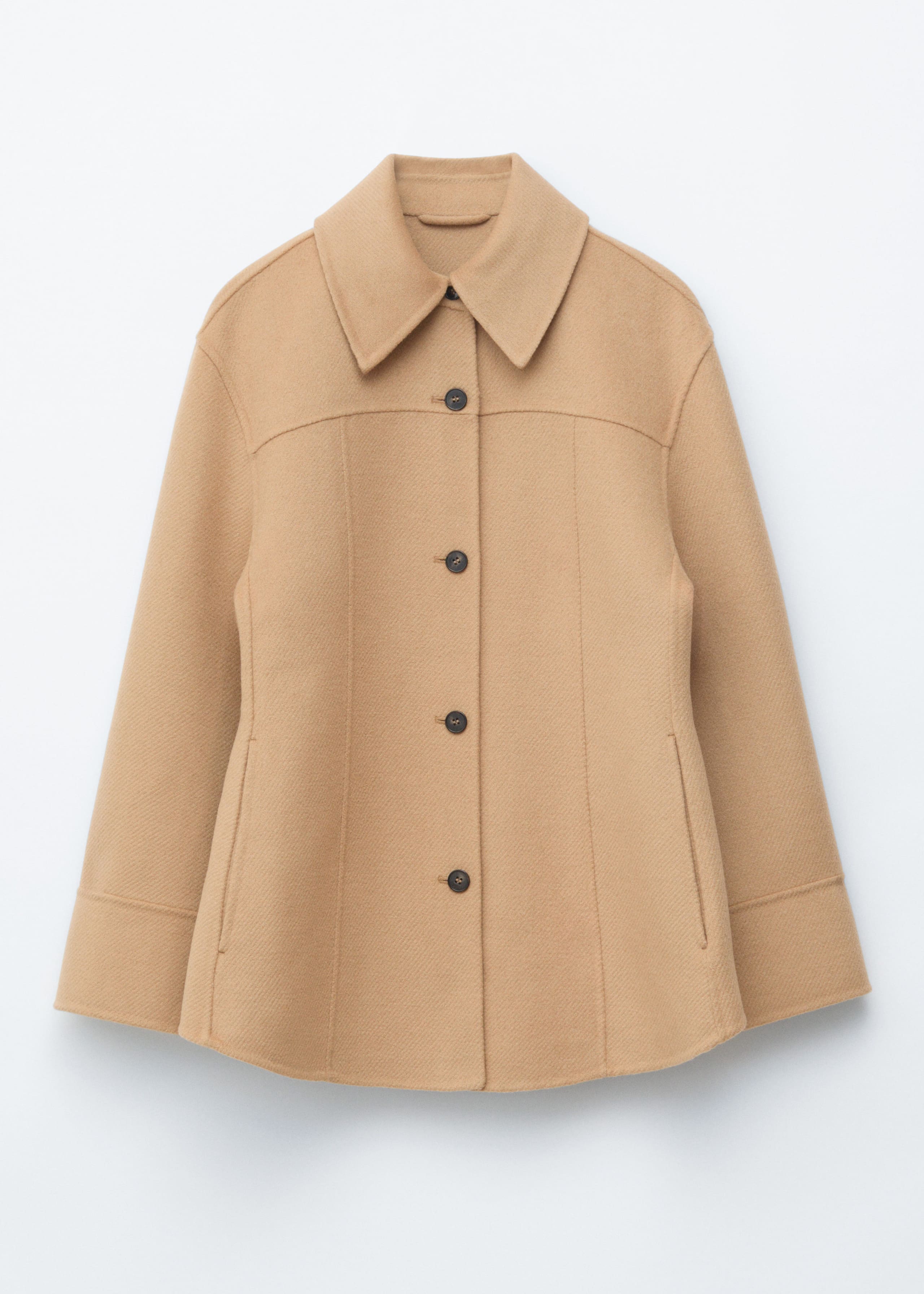 Image of Tapered Wool Jacket