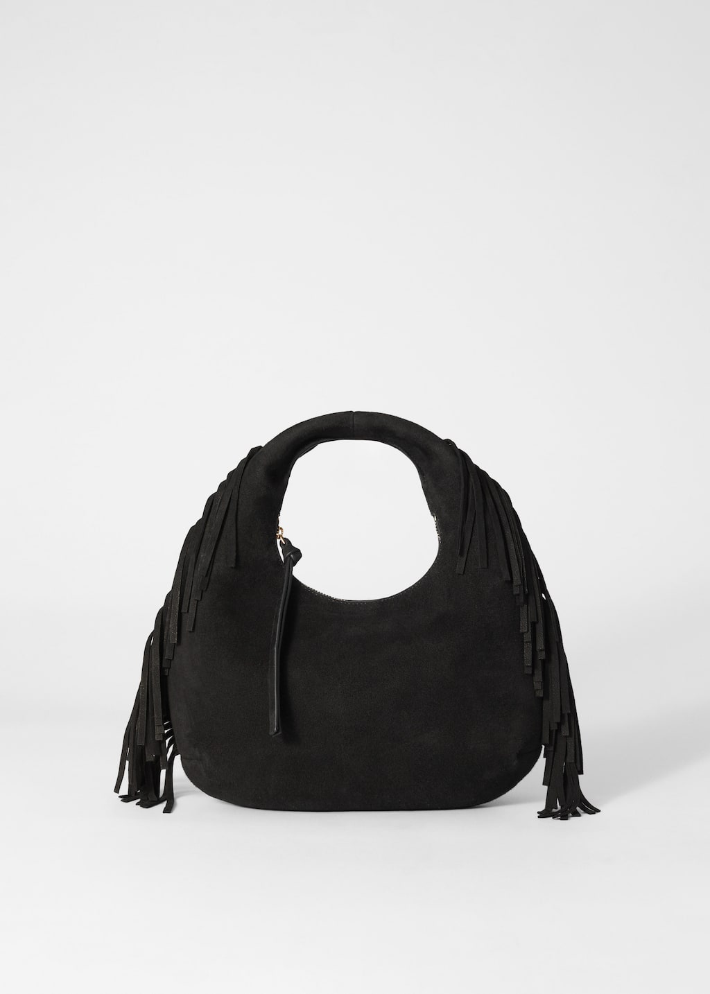Petit sac en daim à franges