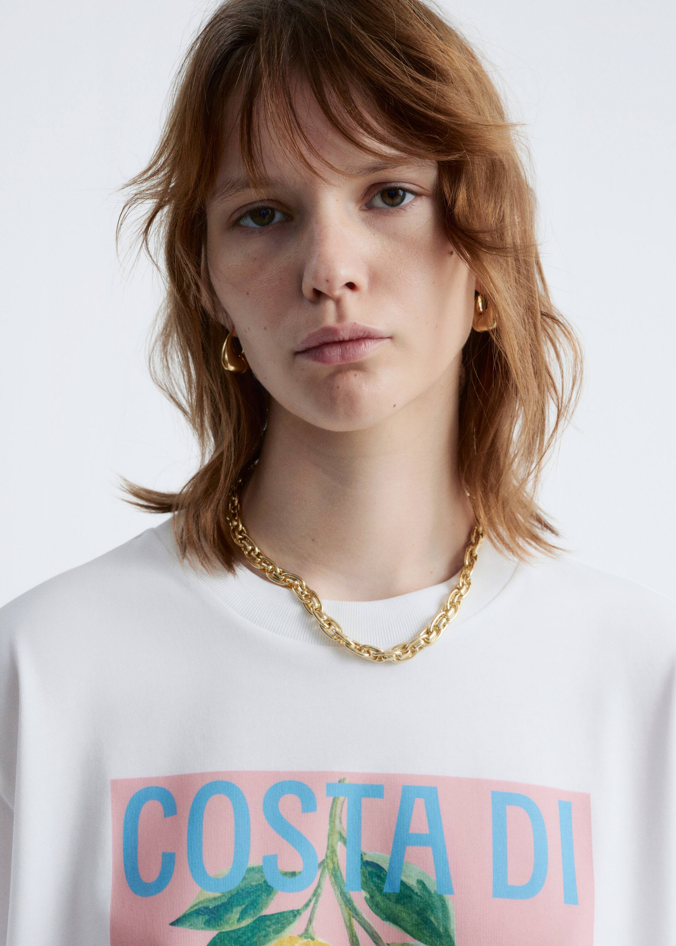 Ver imagem maior: T-Shirt com estampado oversized - Estampado branco - SENHORA | H&M PT 3