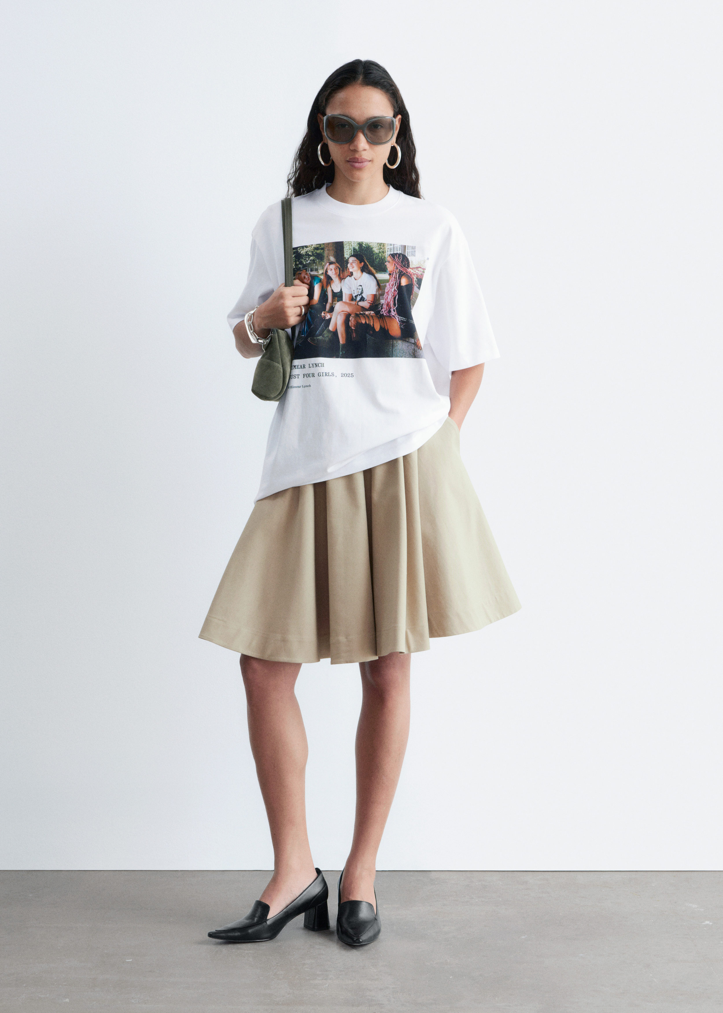 Oversized Print T-Shirt - White/Photo Print - & Other Stories US