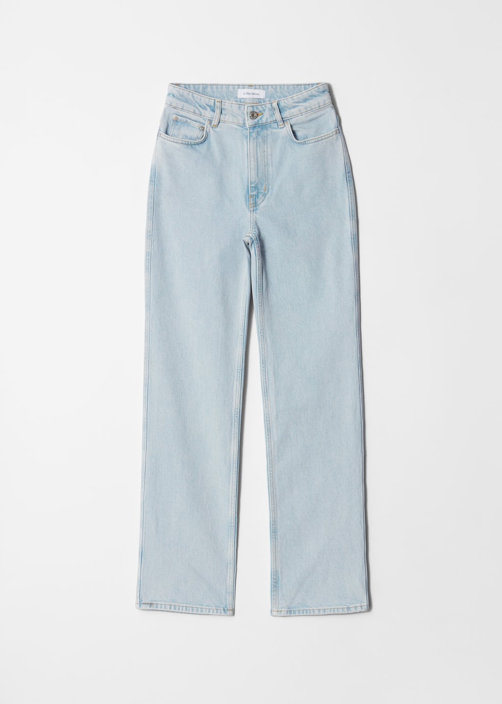 Image of High-Waist Straight-Leg Jeans
