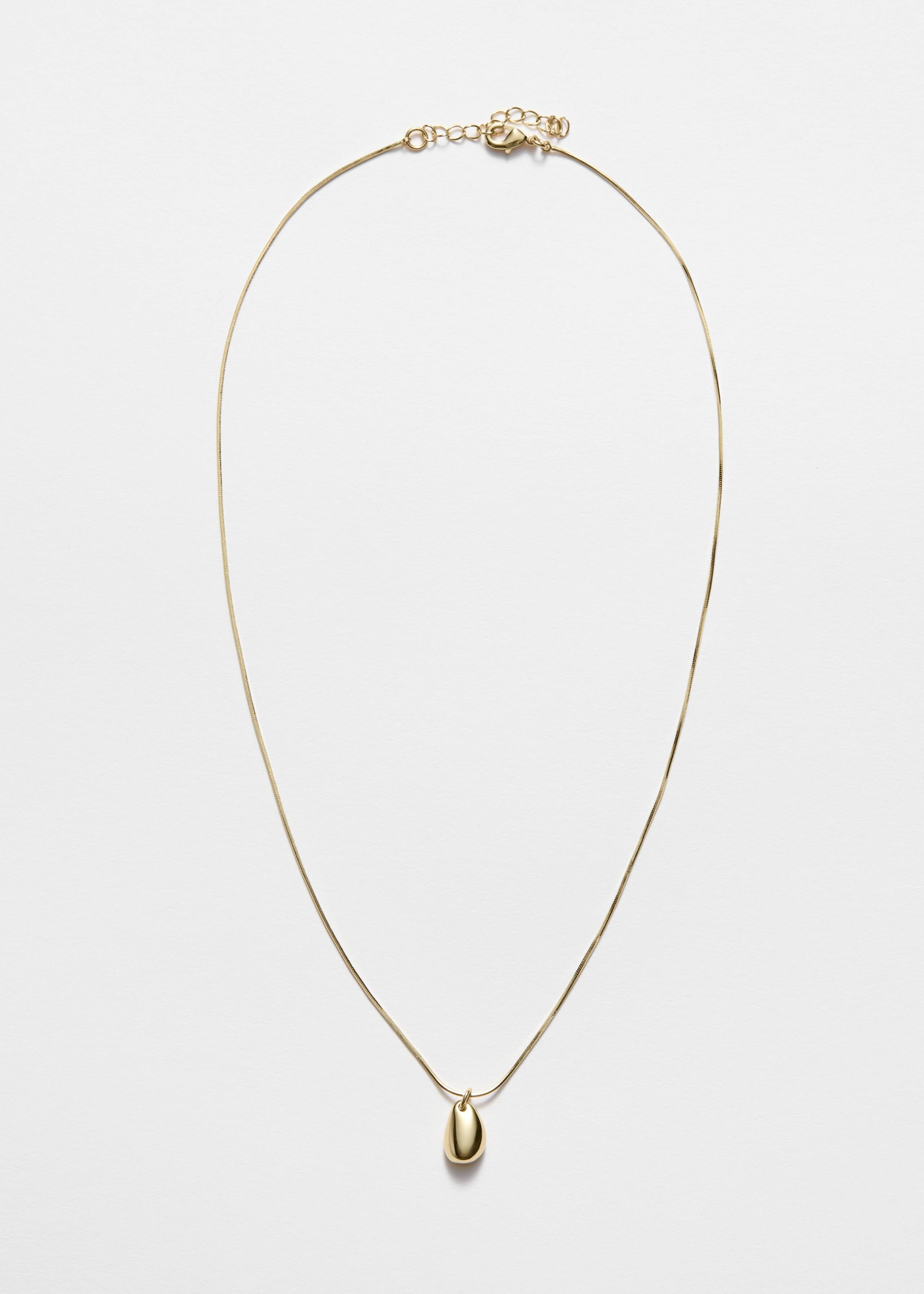 Collier avec pendentif sculptural - Argenté - Still Life