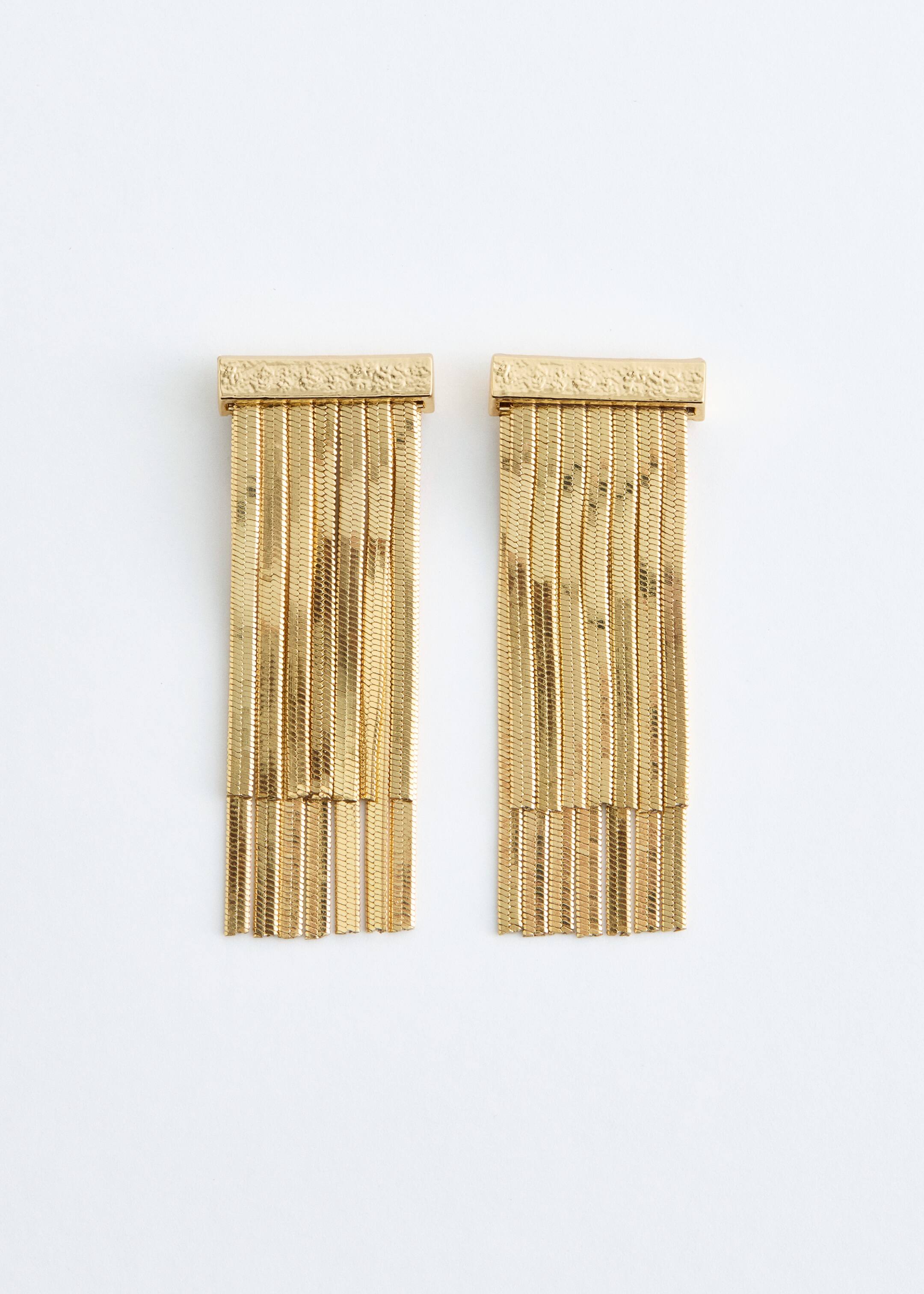 View larger image: Snake Chain Pendant Earrings - Gold - Ladies | H&M GB 2