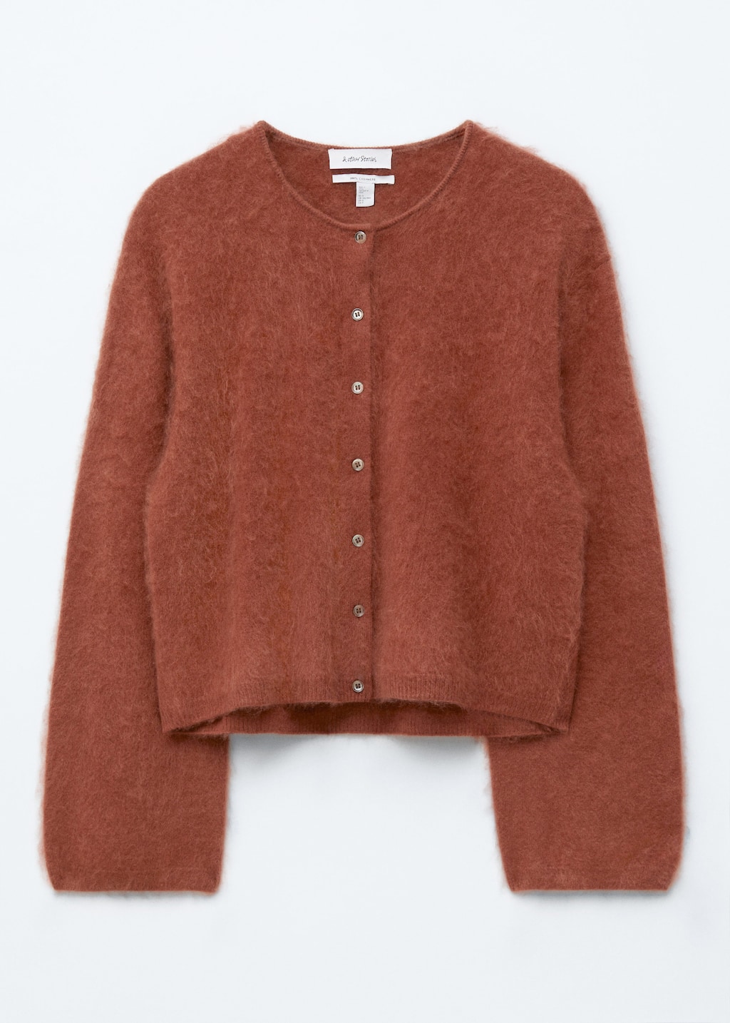 Image of Knitted Cashmere Cardigan