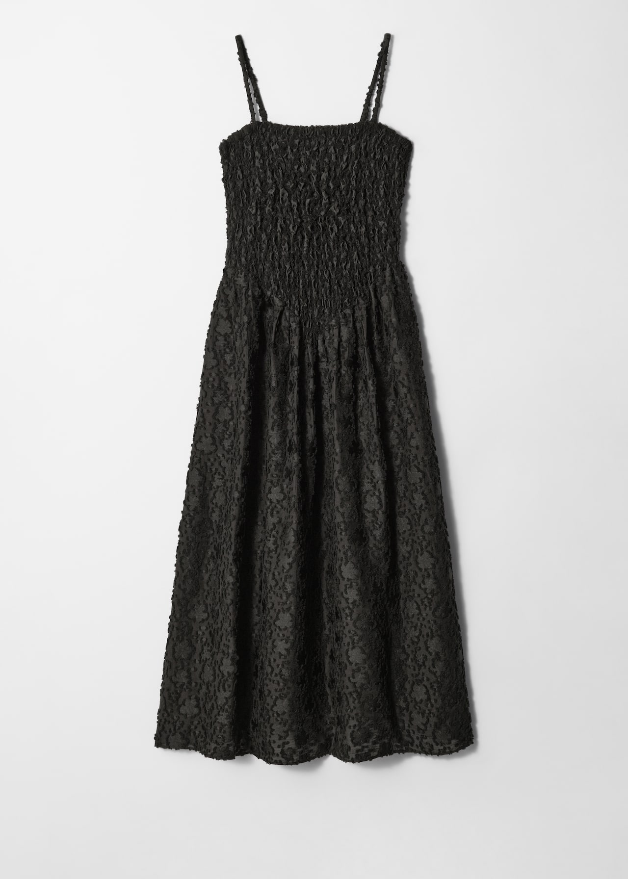 Women's Black Smock Maxi Dress | H&M GB