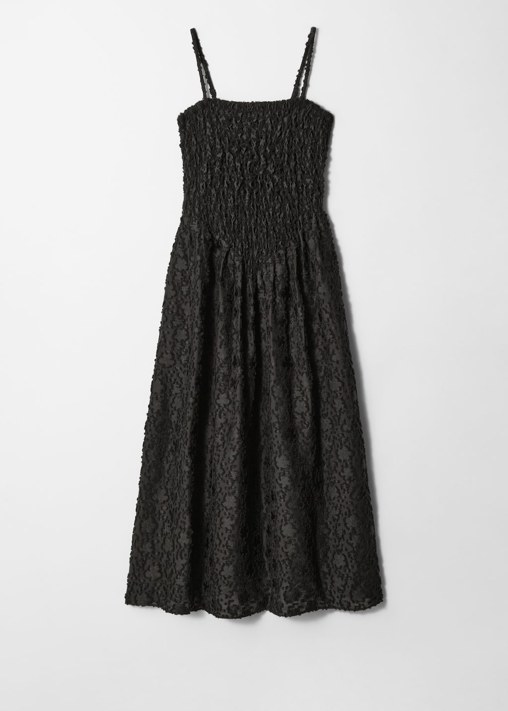 Image of Maxikleid mit Smok-Details